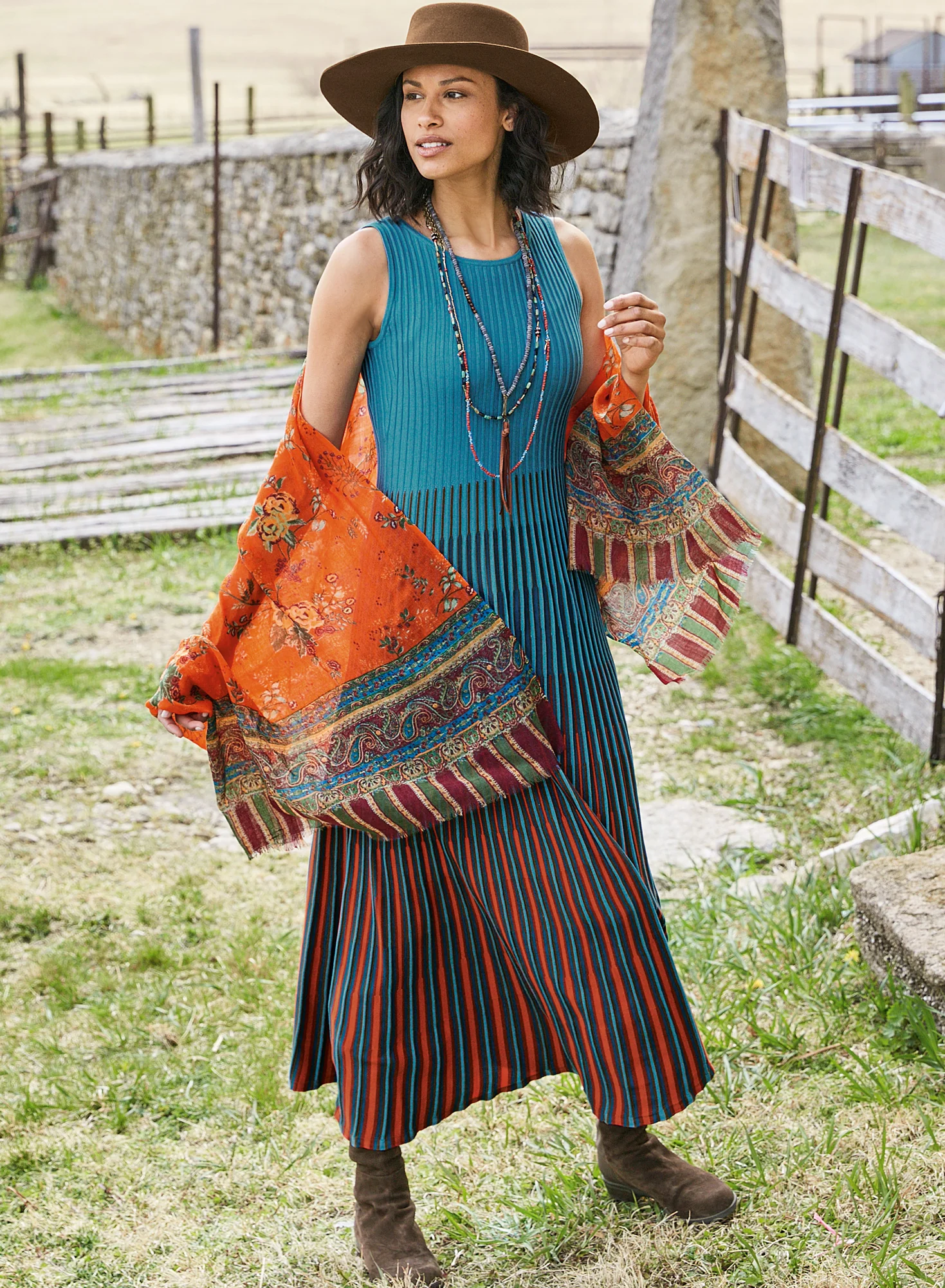 Saffron Flower Shawl - Image 3