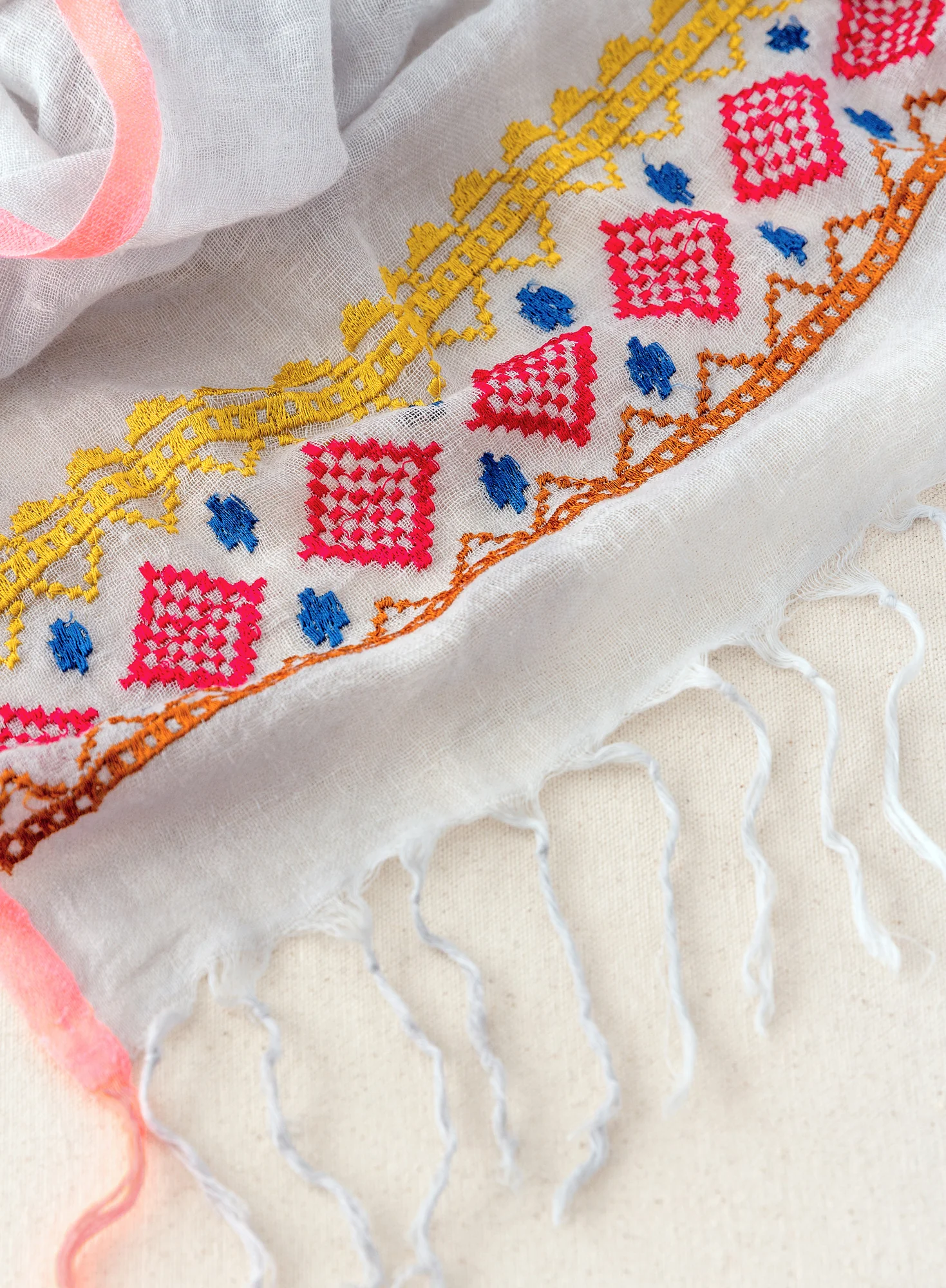 Sampler Fringed Shawl - Image 2