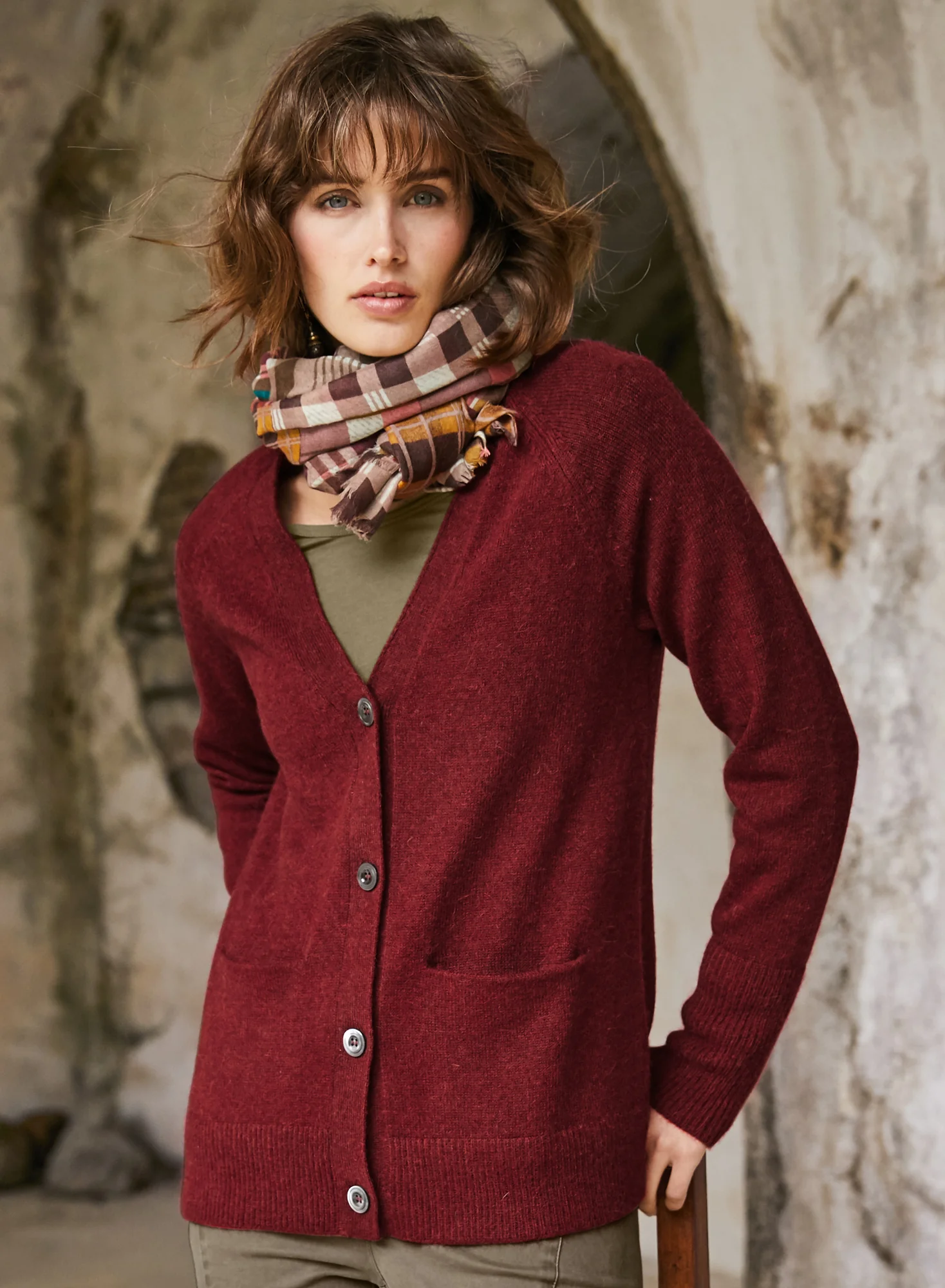 Sandia Plaid Scarf - Image 4