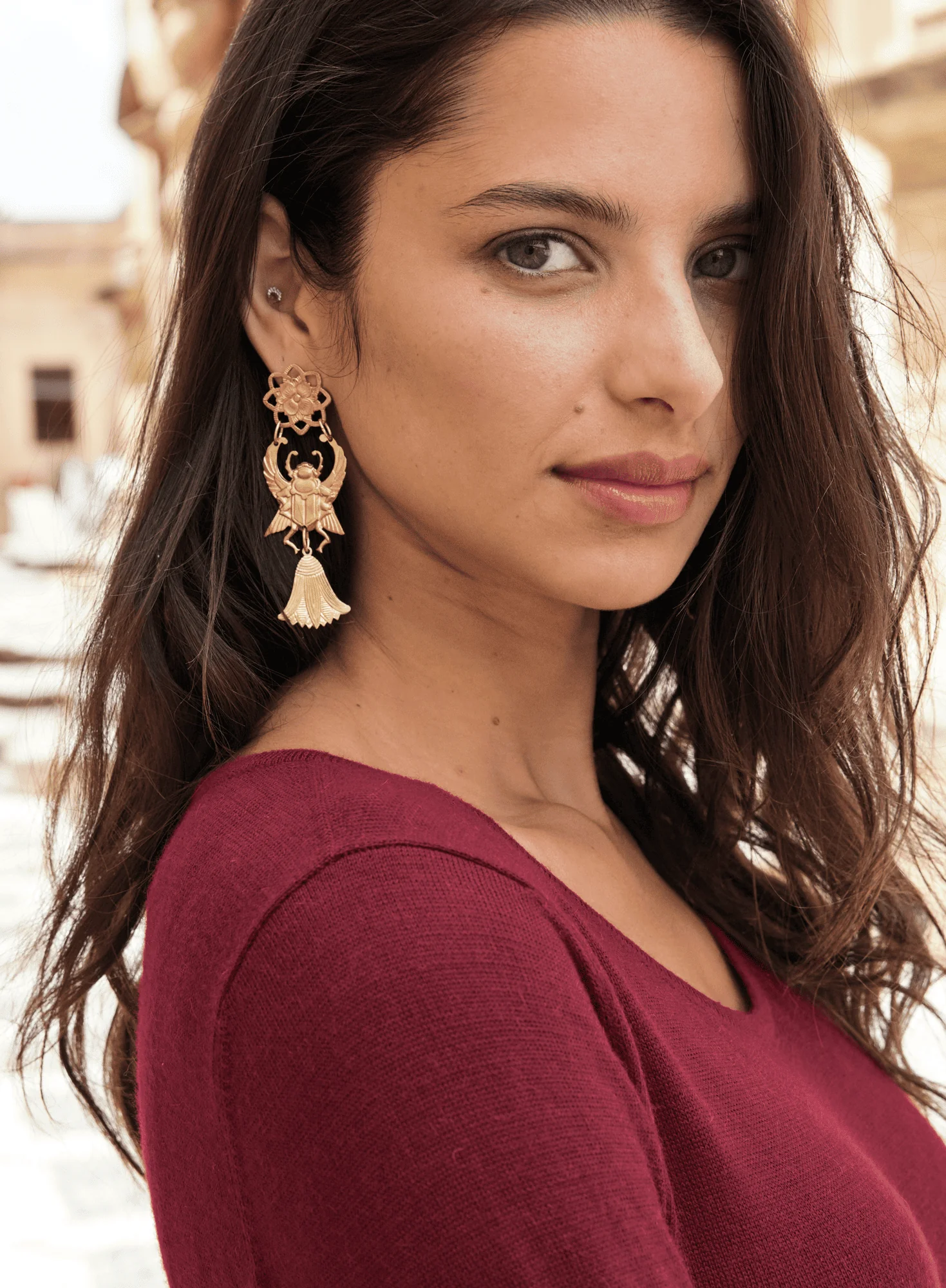 Scarab Earrings - Image 4