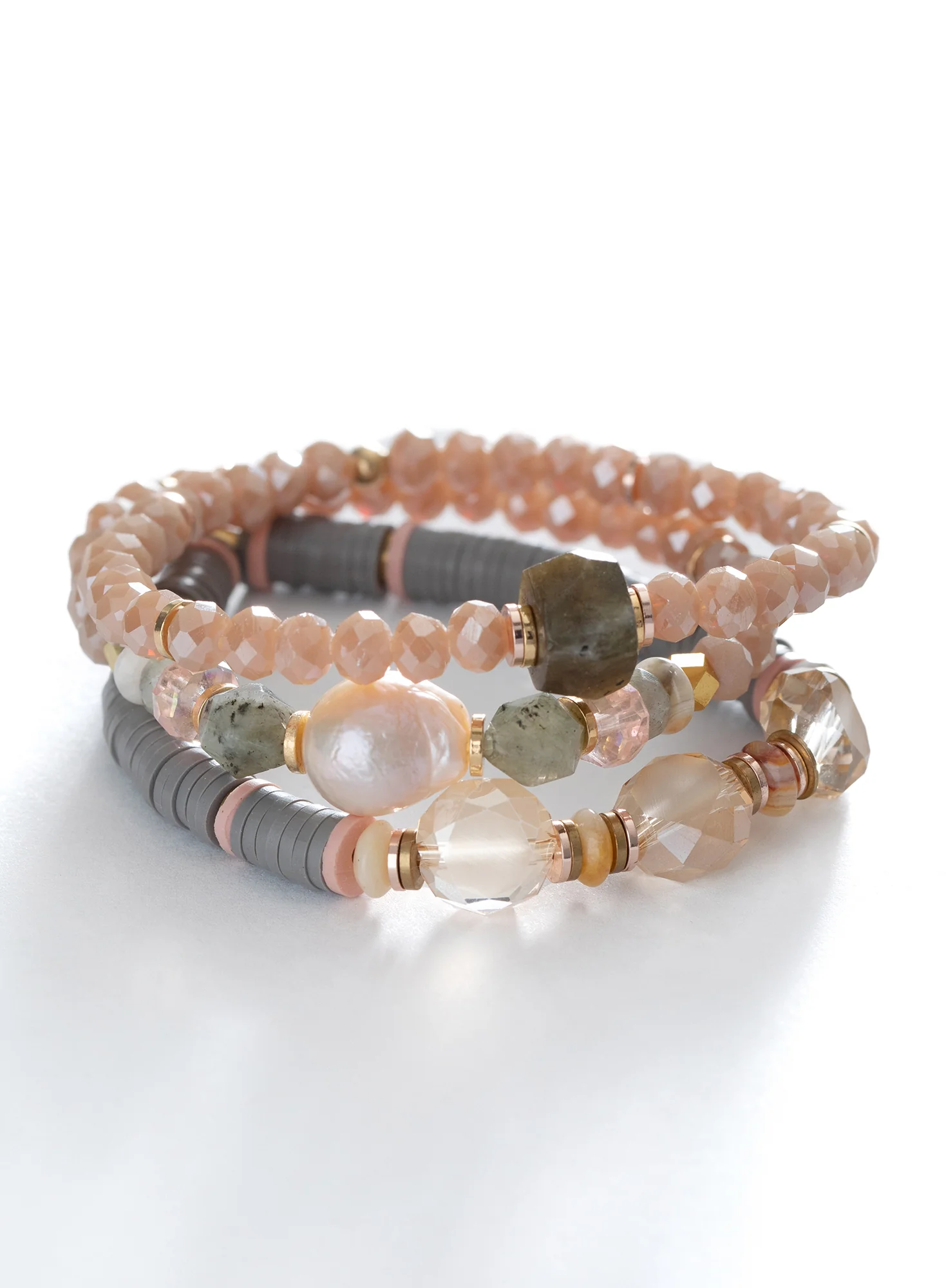 Sea Finds Stretch Bracelets, Set Of 3