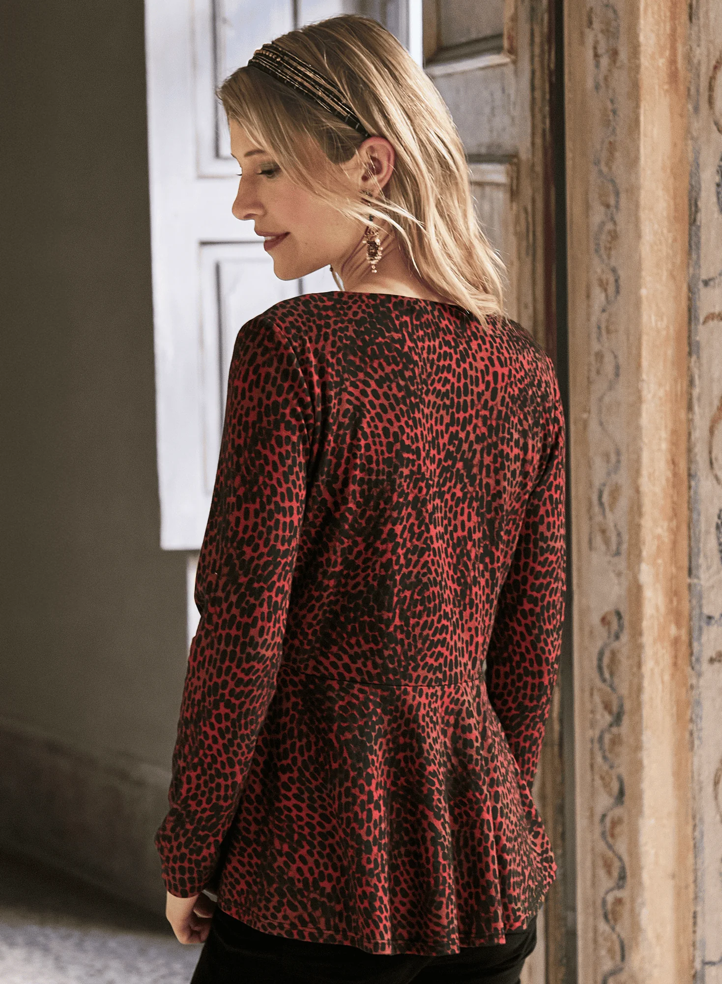 Serengeti Peplum Top - Image 2