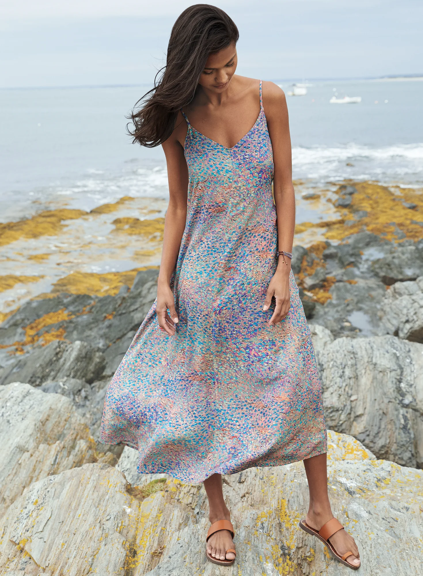 Seurat Slip Dress