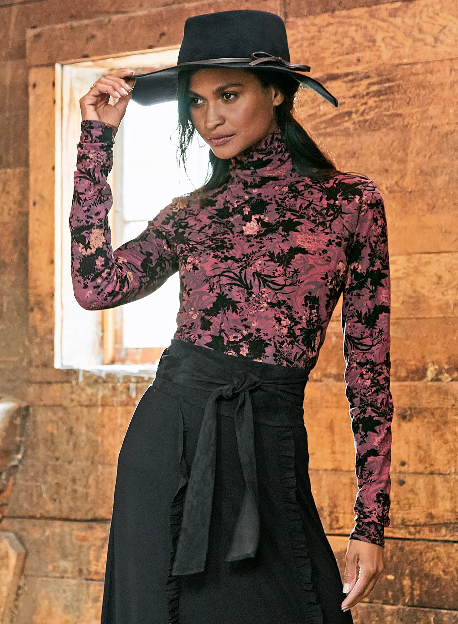 Shadow Blossom T-Neck