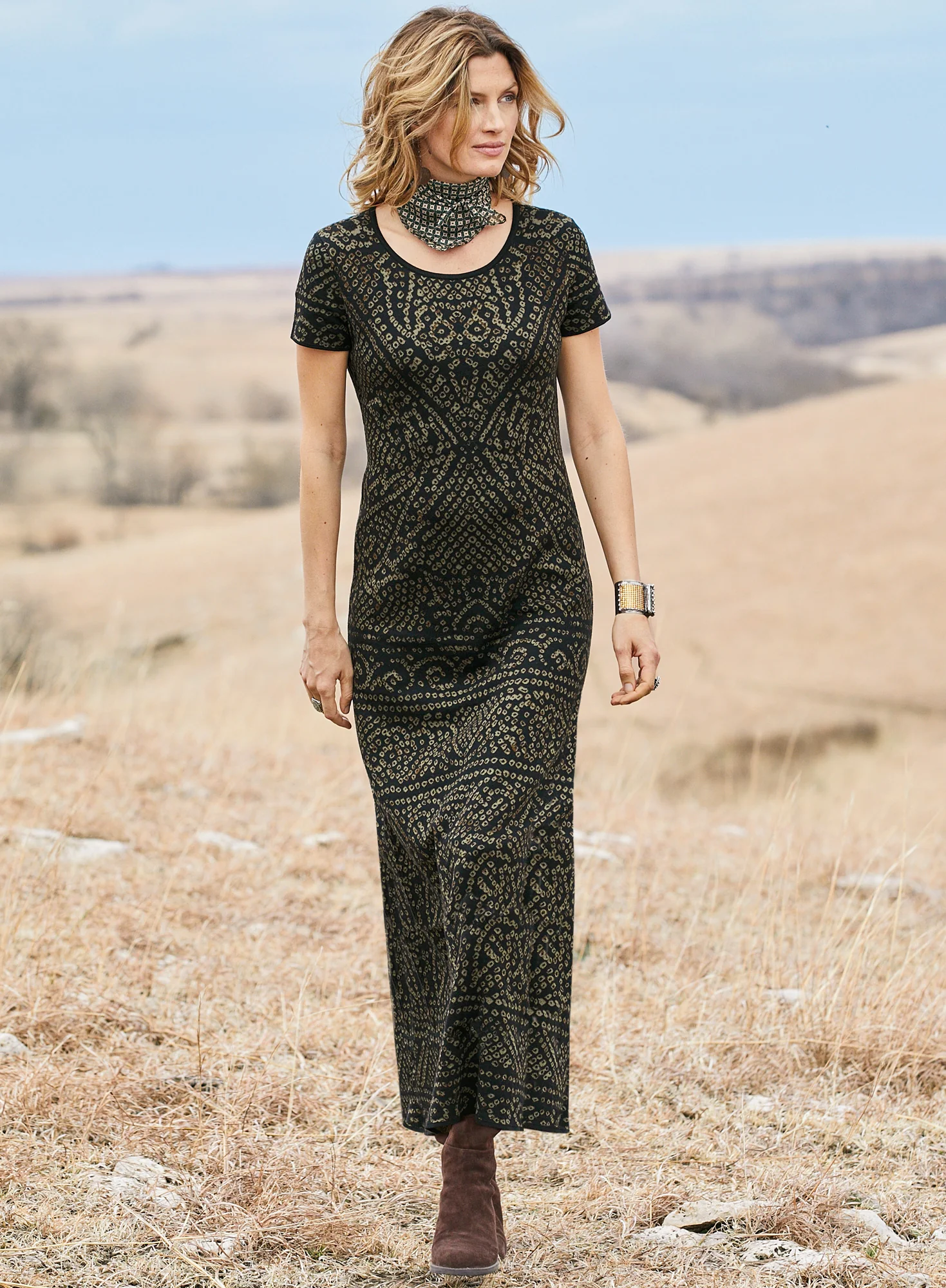 Shibori Dress