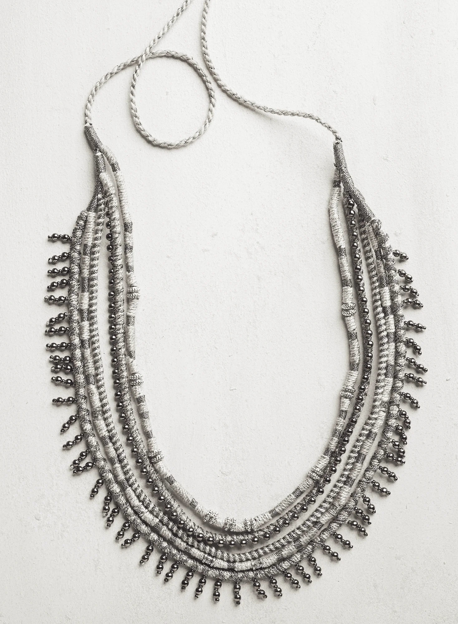 Silver Pathways Necklace