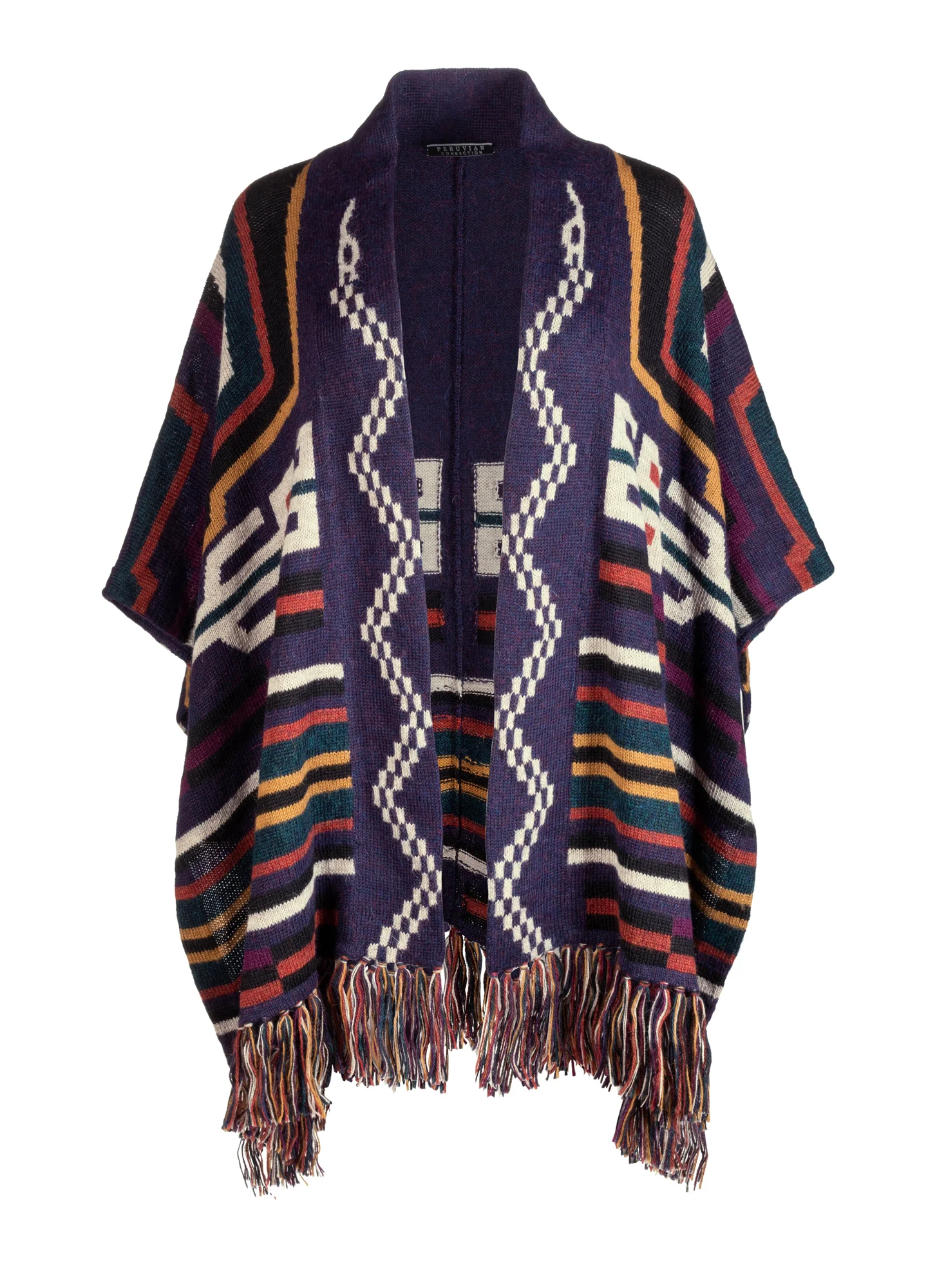 Siquas Fringe Ruana - Image 3