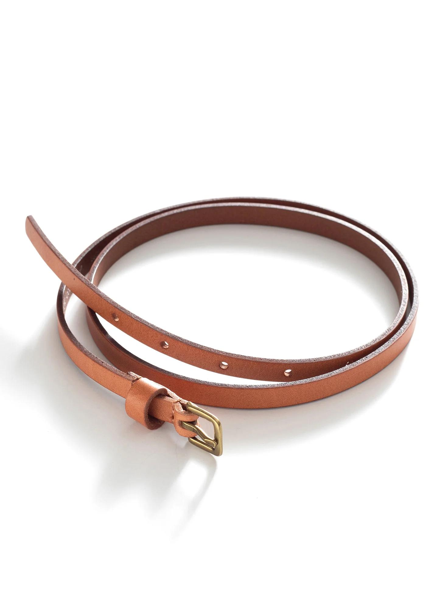 Slim Leather Belt