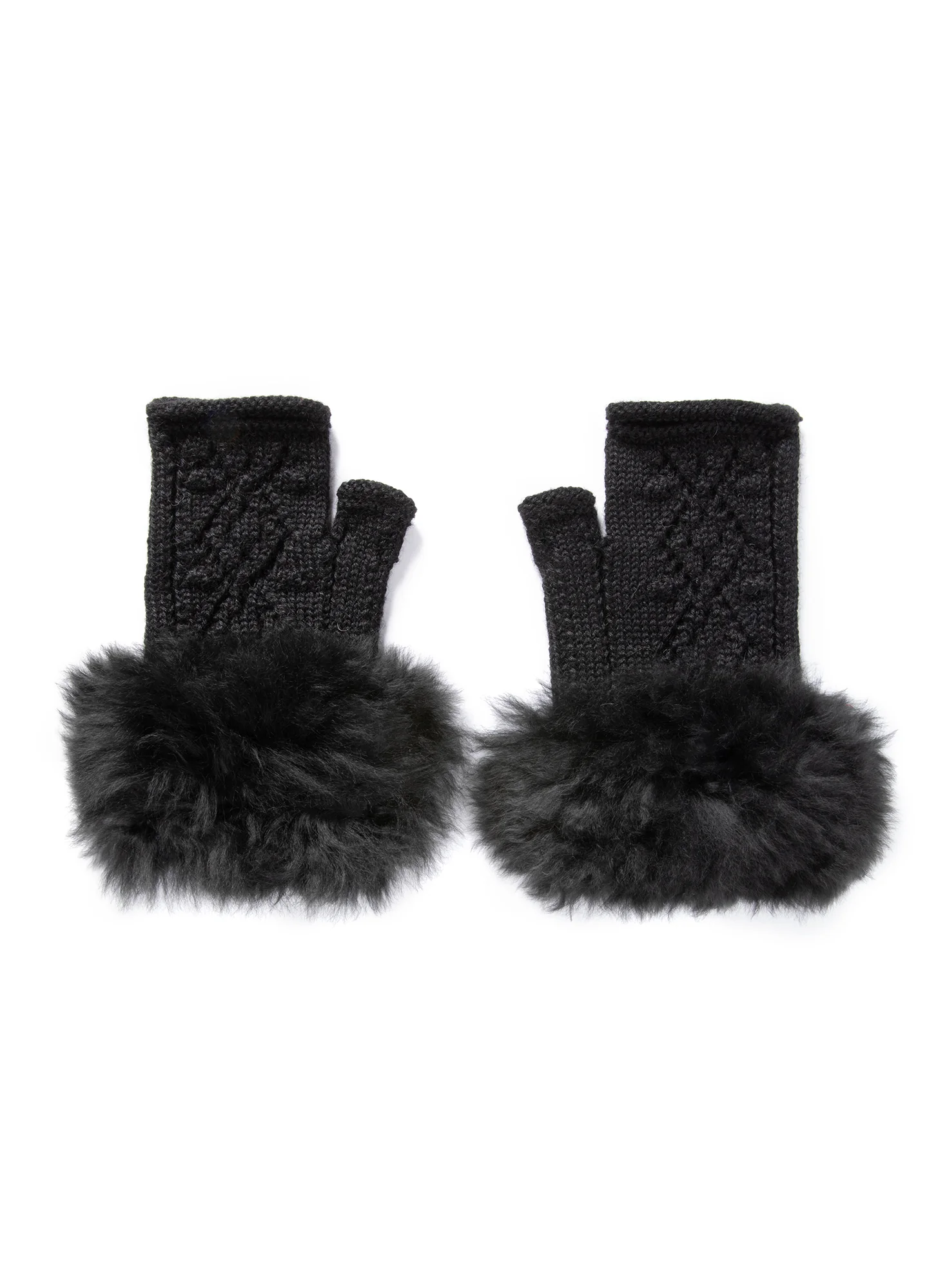 Snow Day Fingerless Gloves