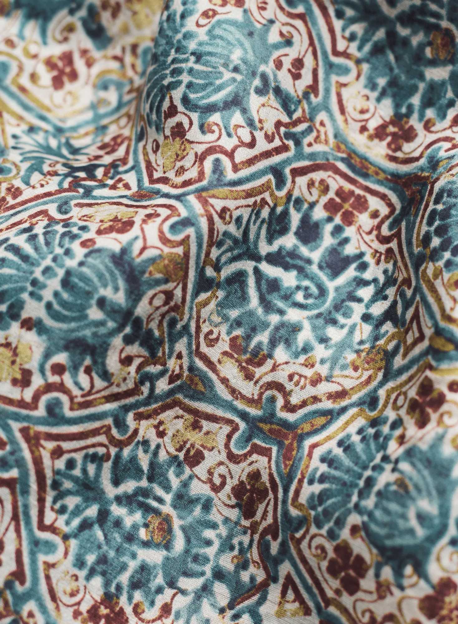 Spanish Tile Silk Scarf - Image 3