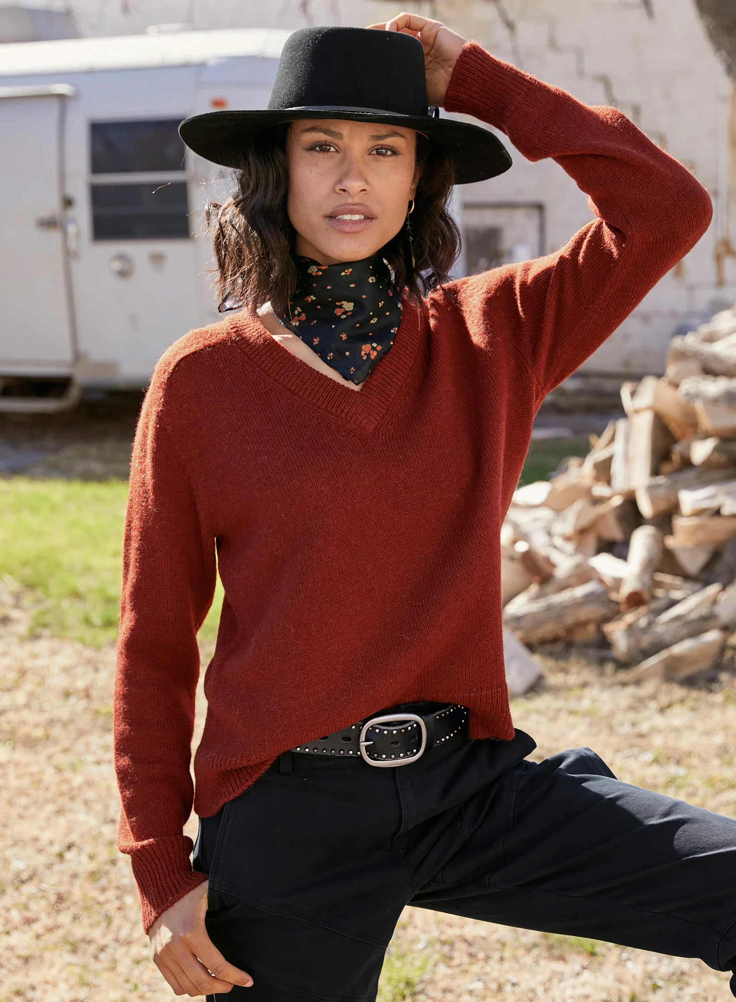 Sprigged Silk Bandana - Image 4