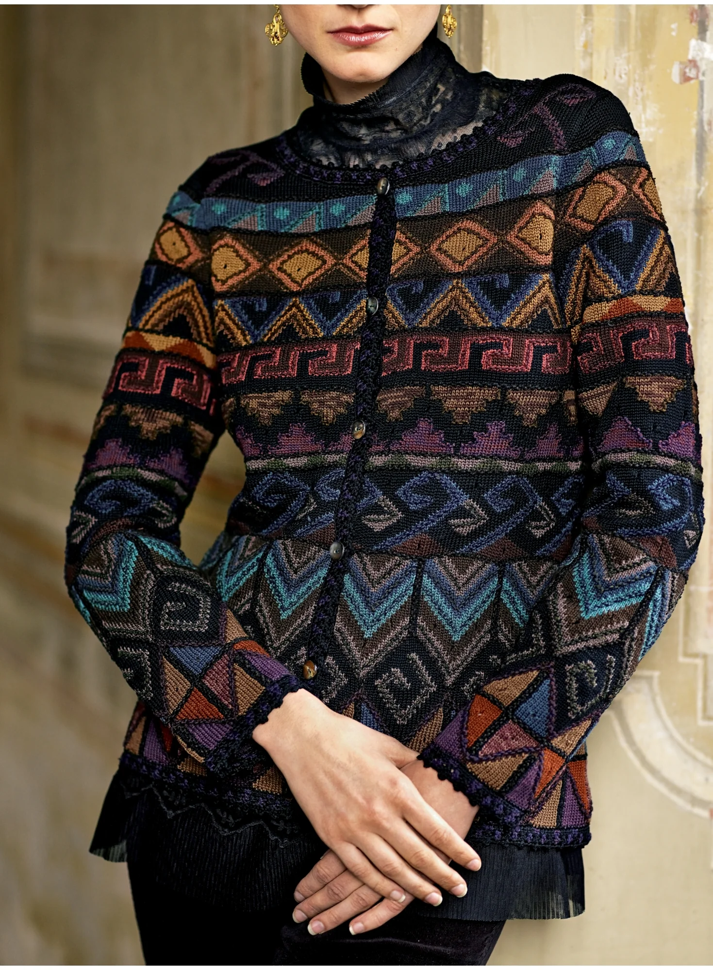 Stained Glass Cardigan