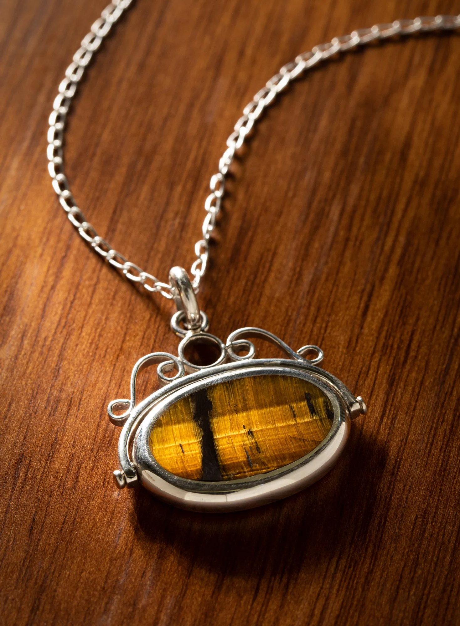Sterling Spinner Necklace - Image 2