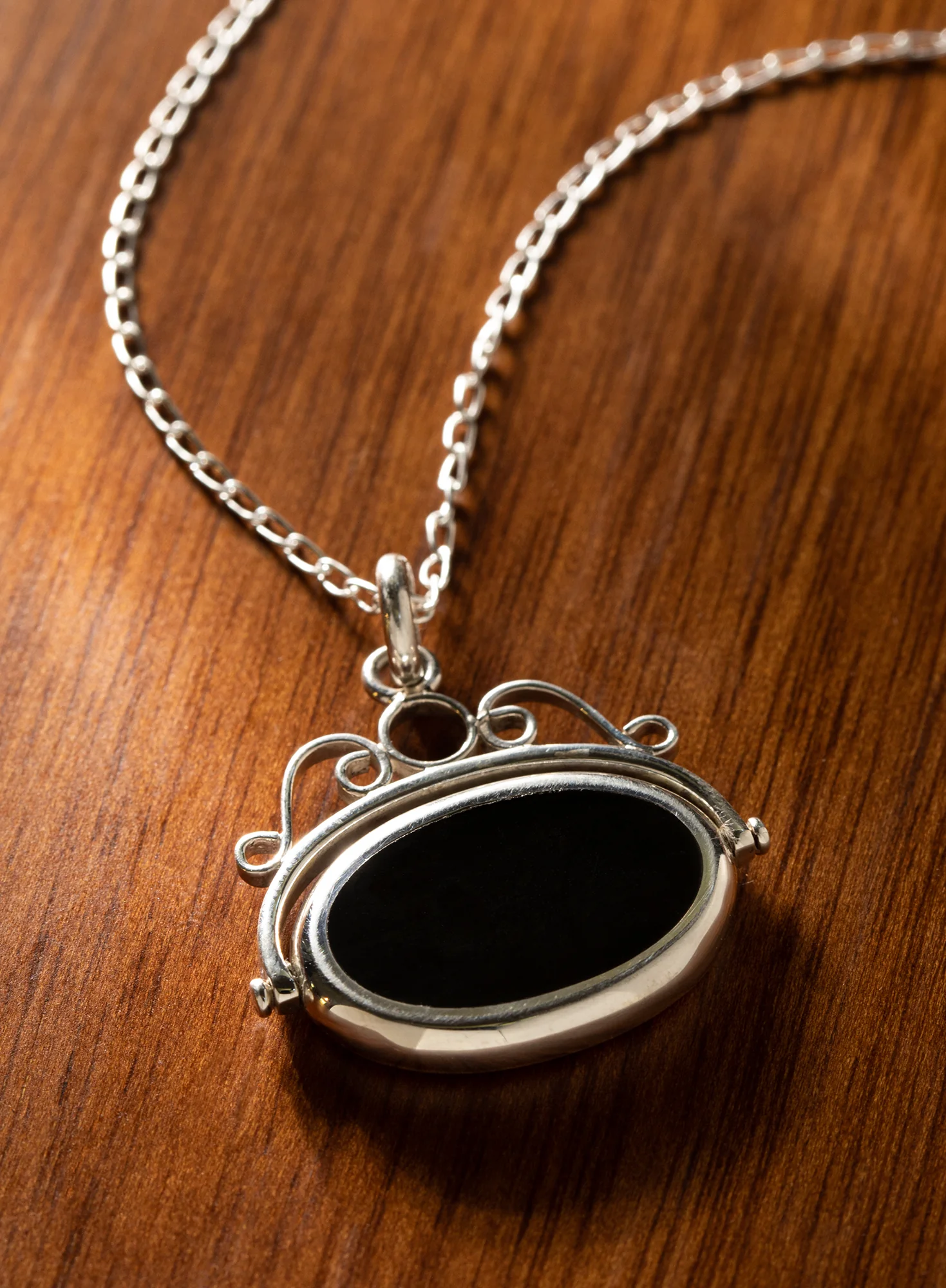 Sterling Spinner Necklace - Image 3