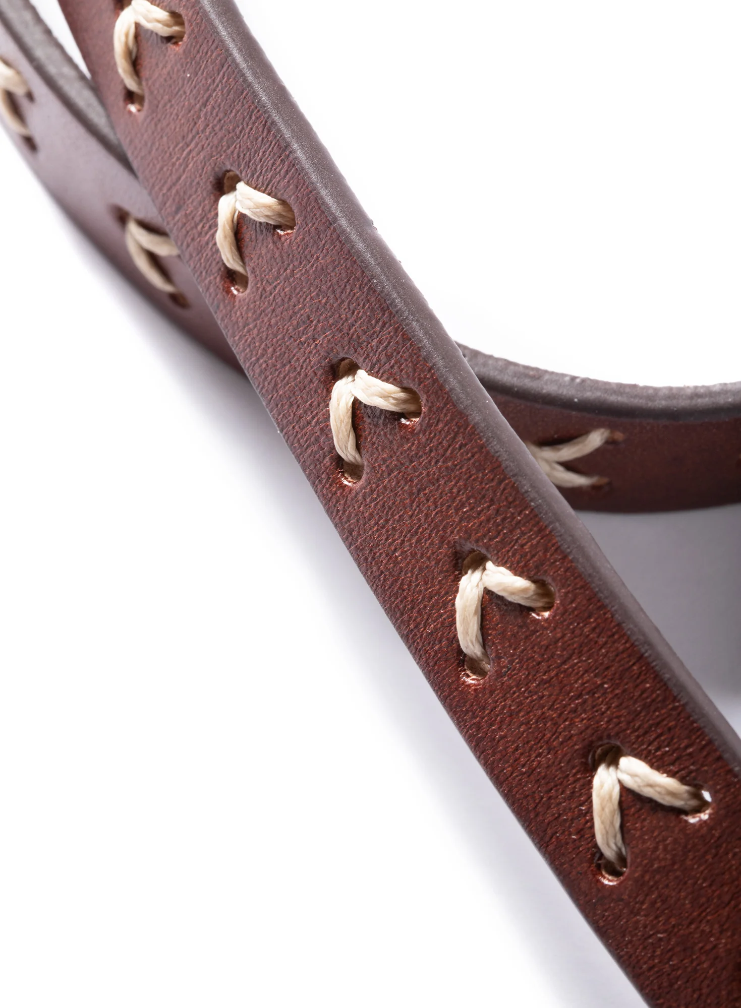 Stitched Skinny Belt - Image 2
