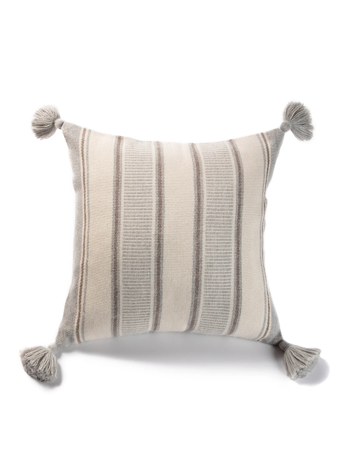 Striped Alpaca Pillow