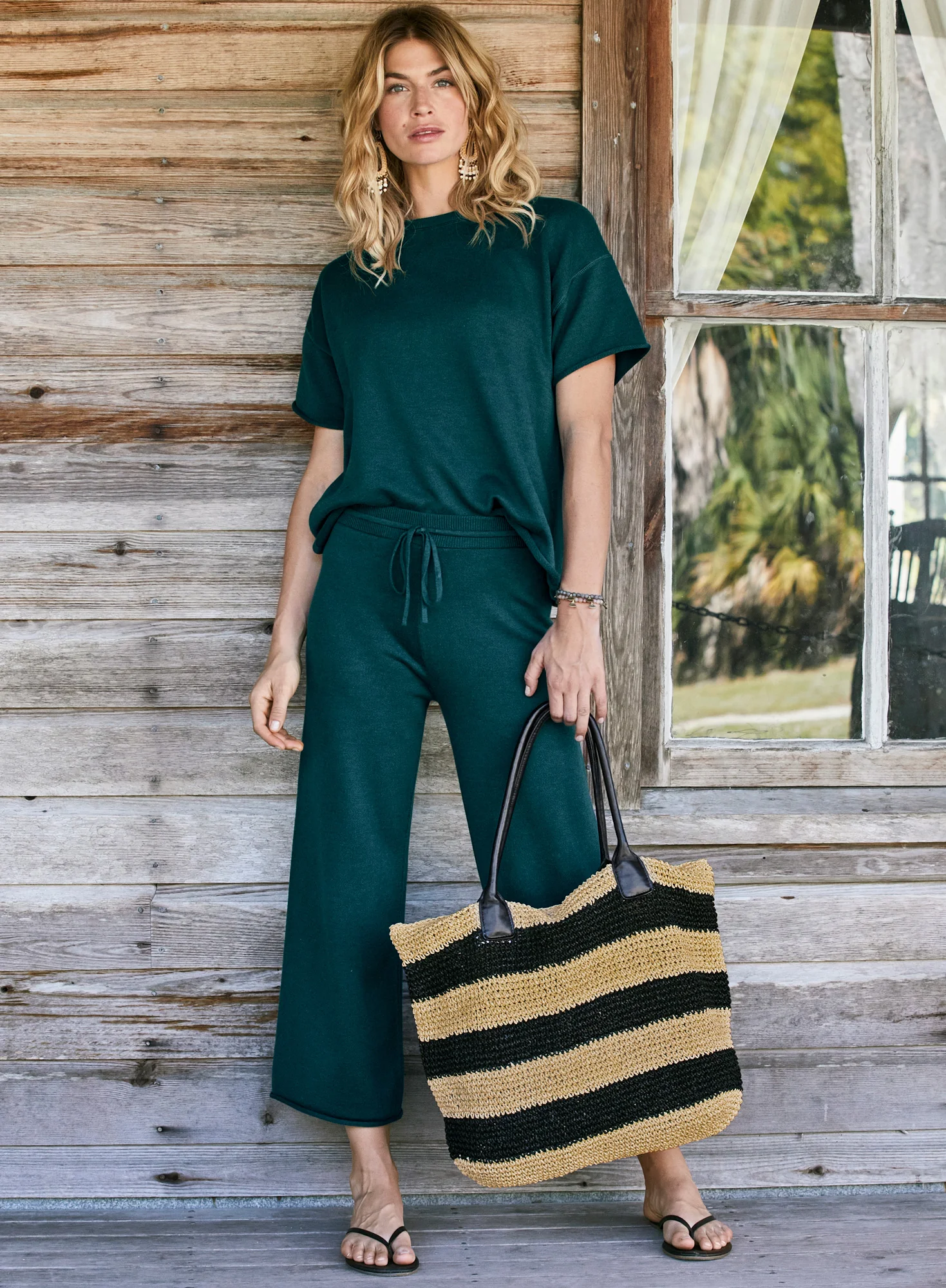 Striped Beach Tote - Image 3