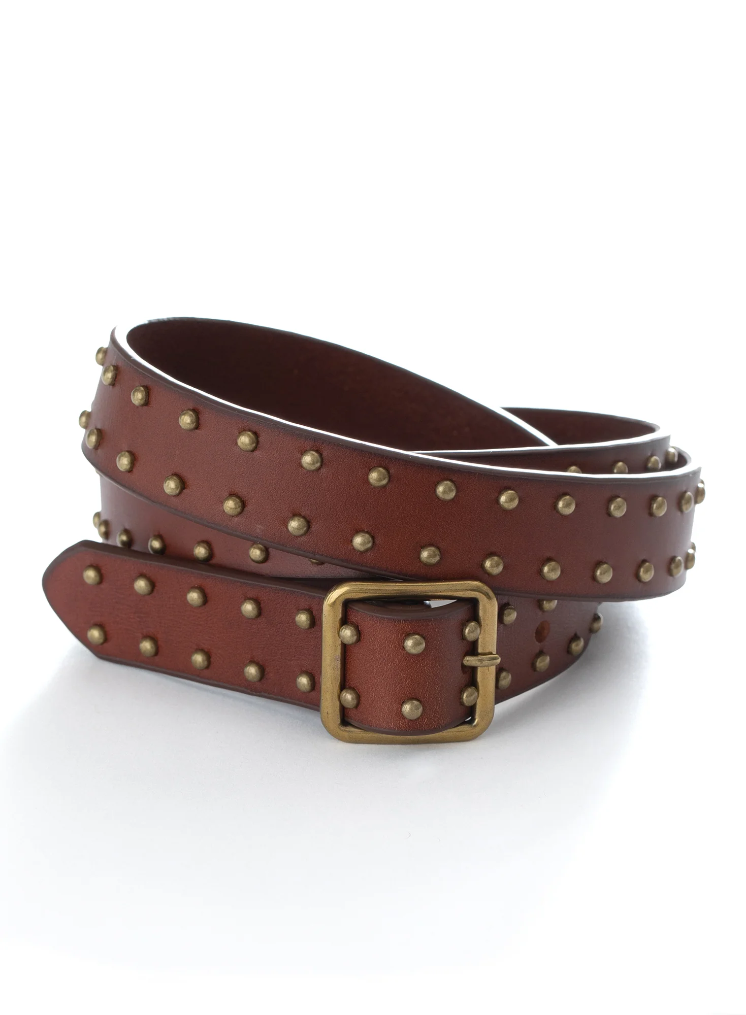 Studded Leather Belt