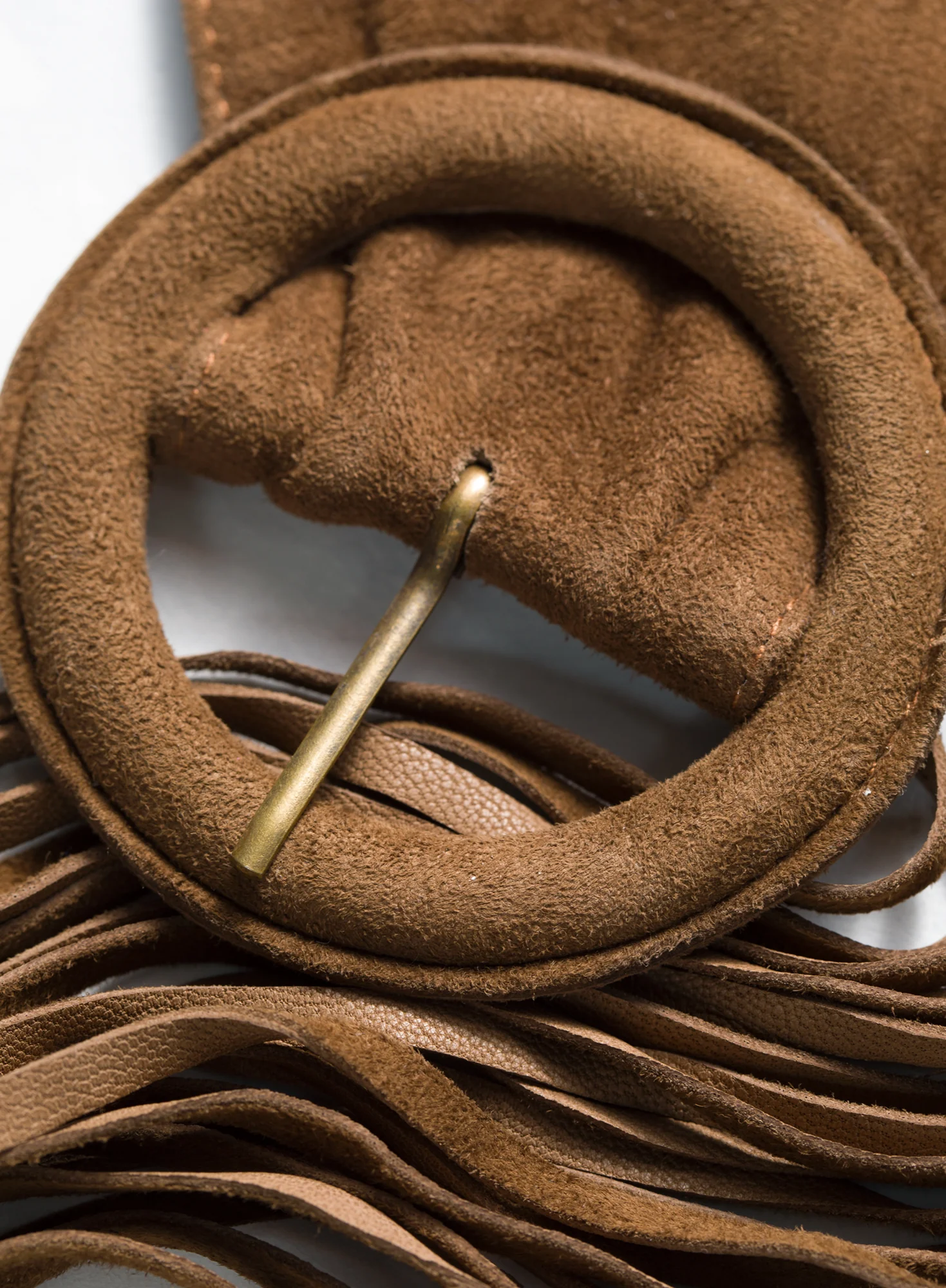 Suede Fringe Belt - Image 2