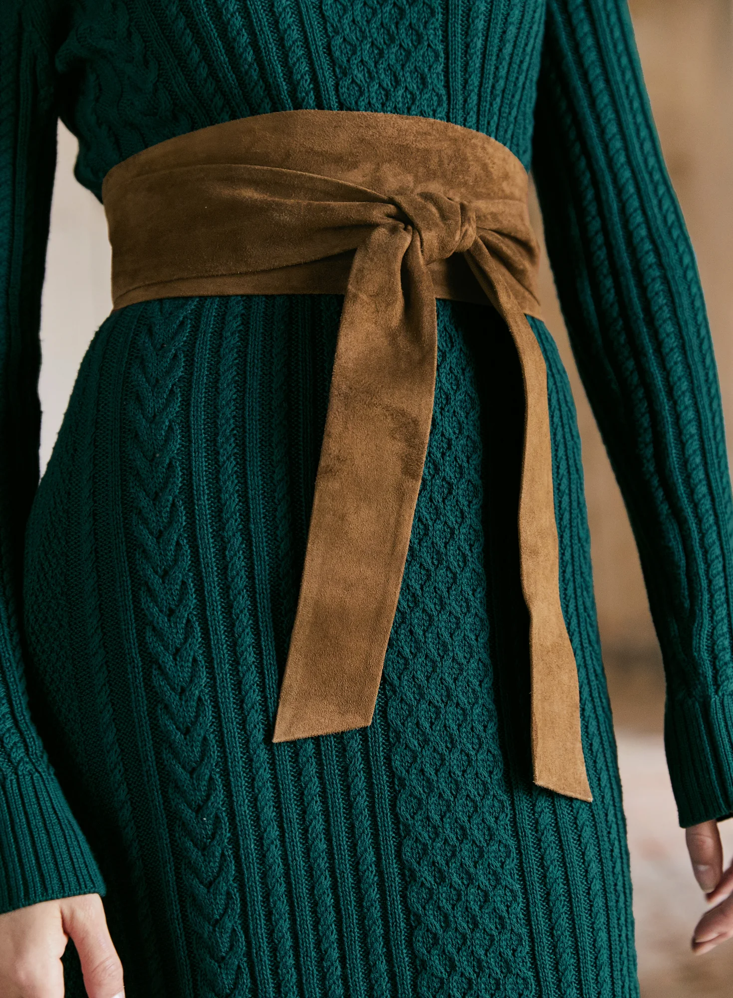 Suede Obi Sash