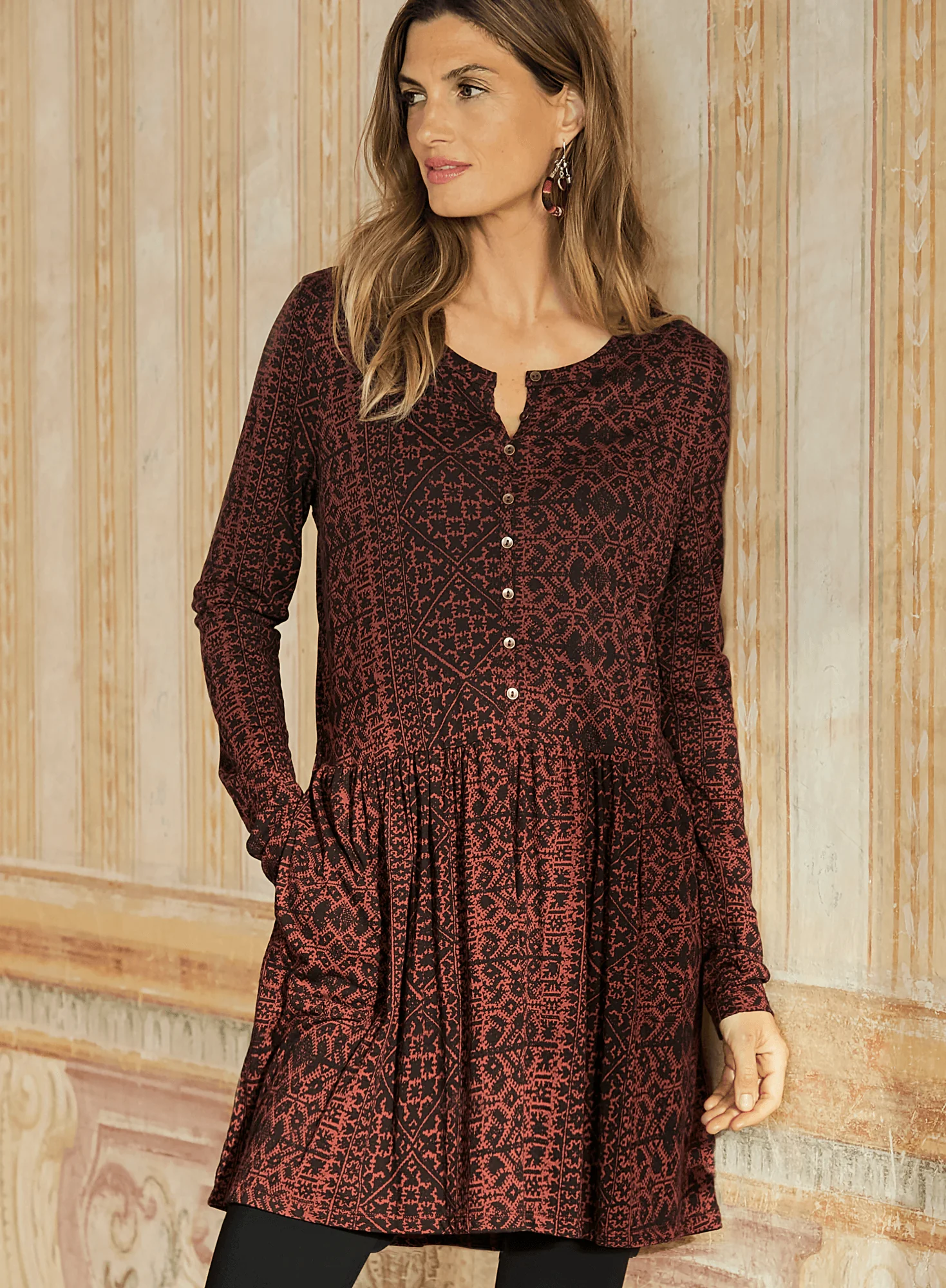 Tangier Fretwork Tunic