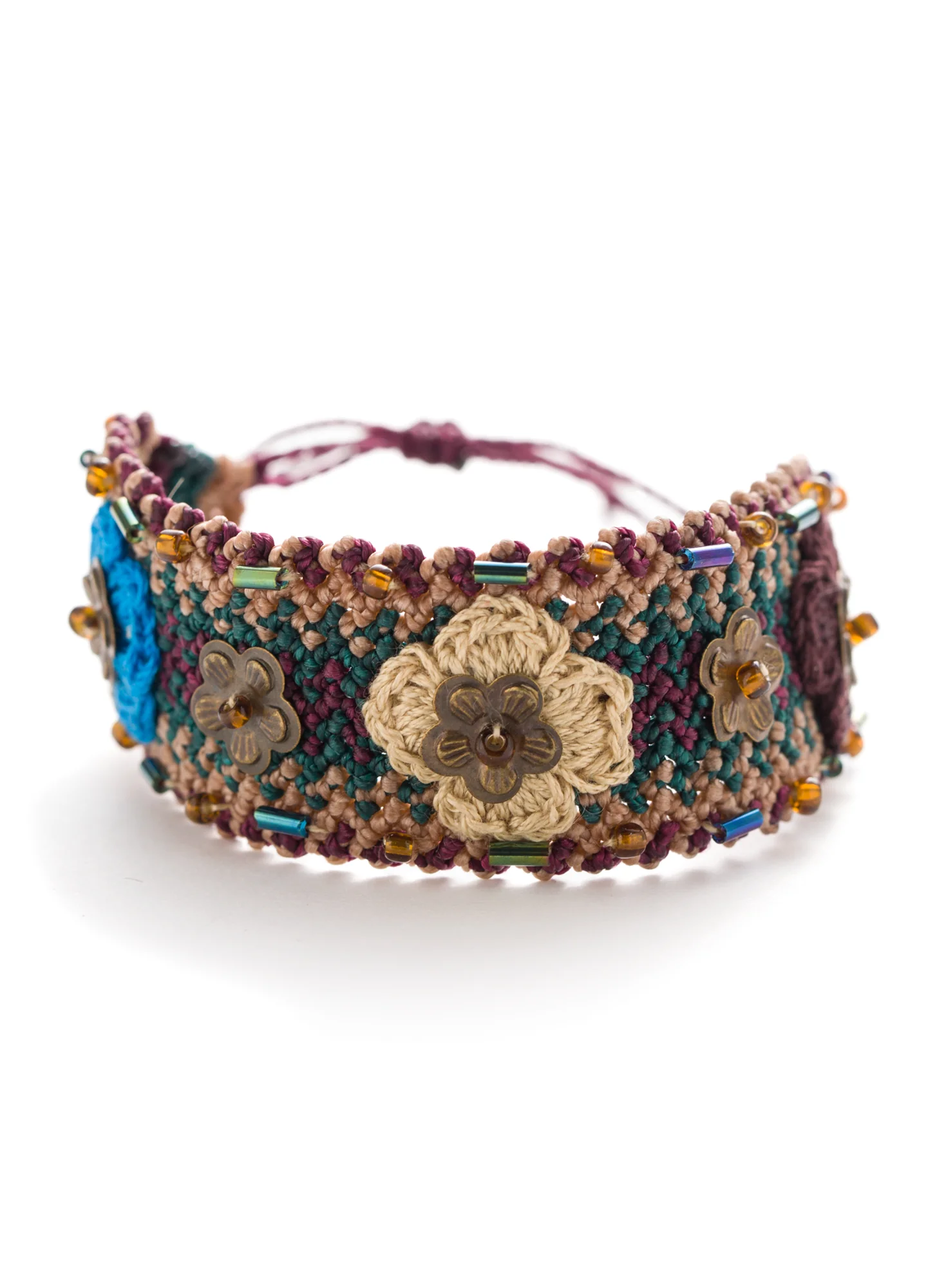 Teal Garland Bracelet