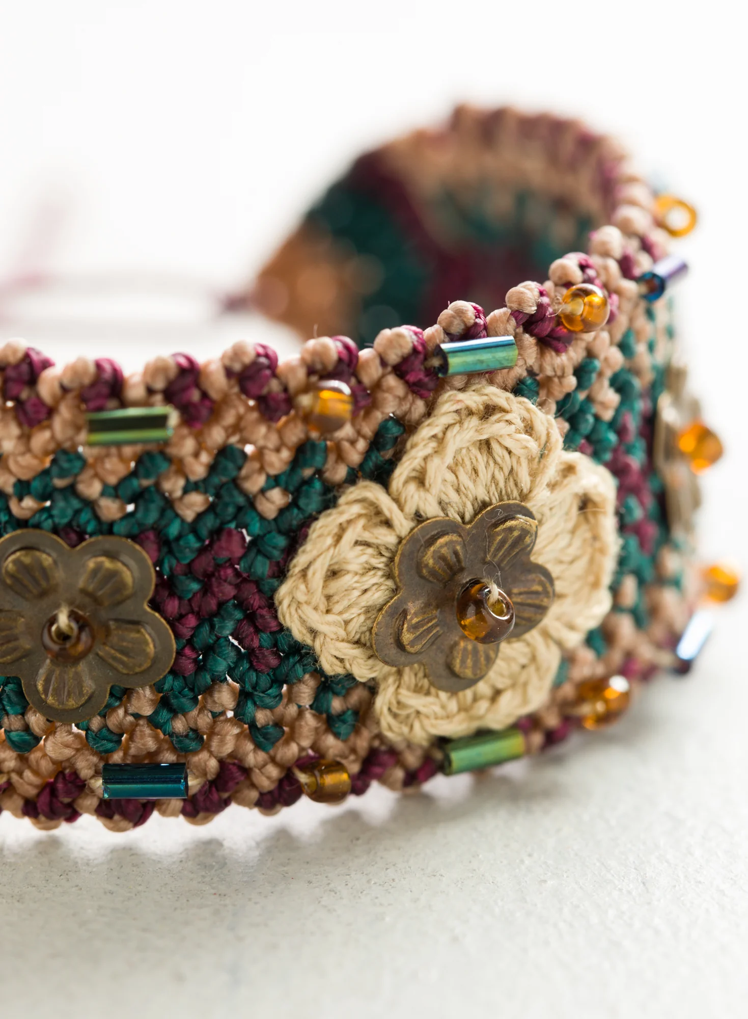 Teal Garland Bracelet - Image 2