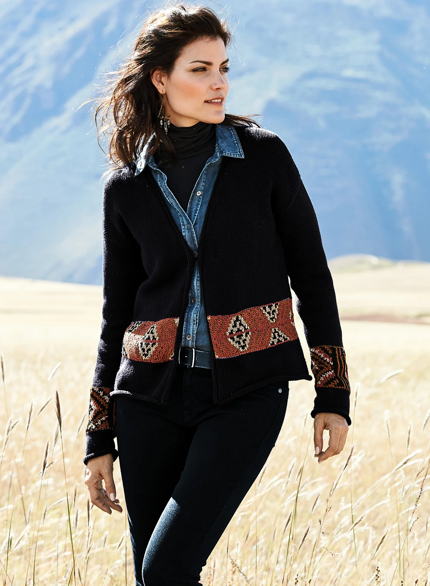 Textile Remnant Knit Jacket - Image 2