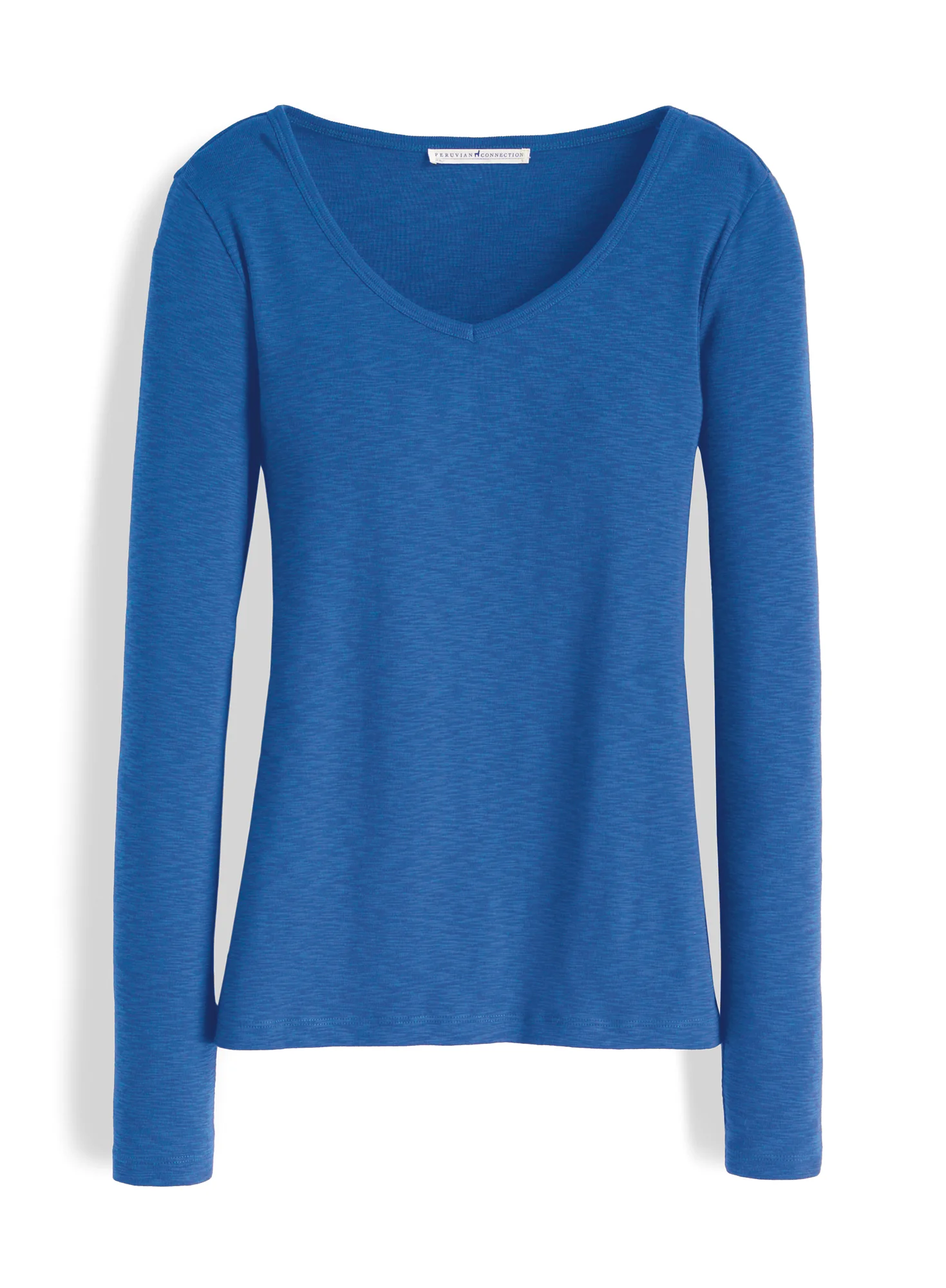 Textured V-Neck Tee - Image 4