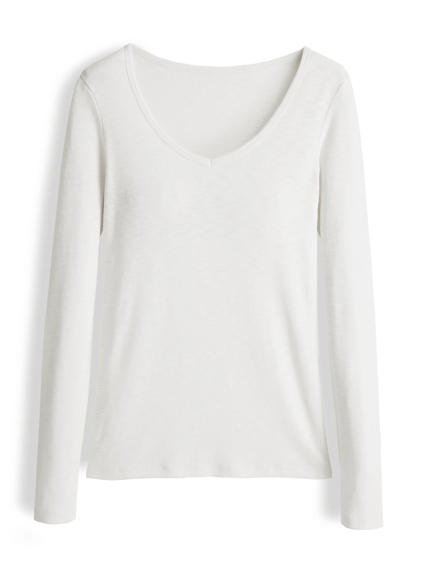 Textured V-Neck Tee - Image 3