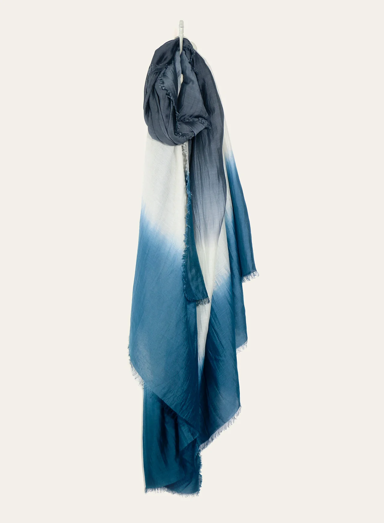 Tidal Dip-Dye Shawl