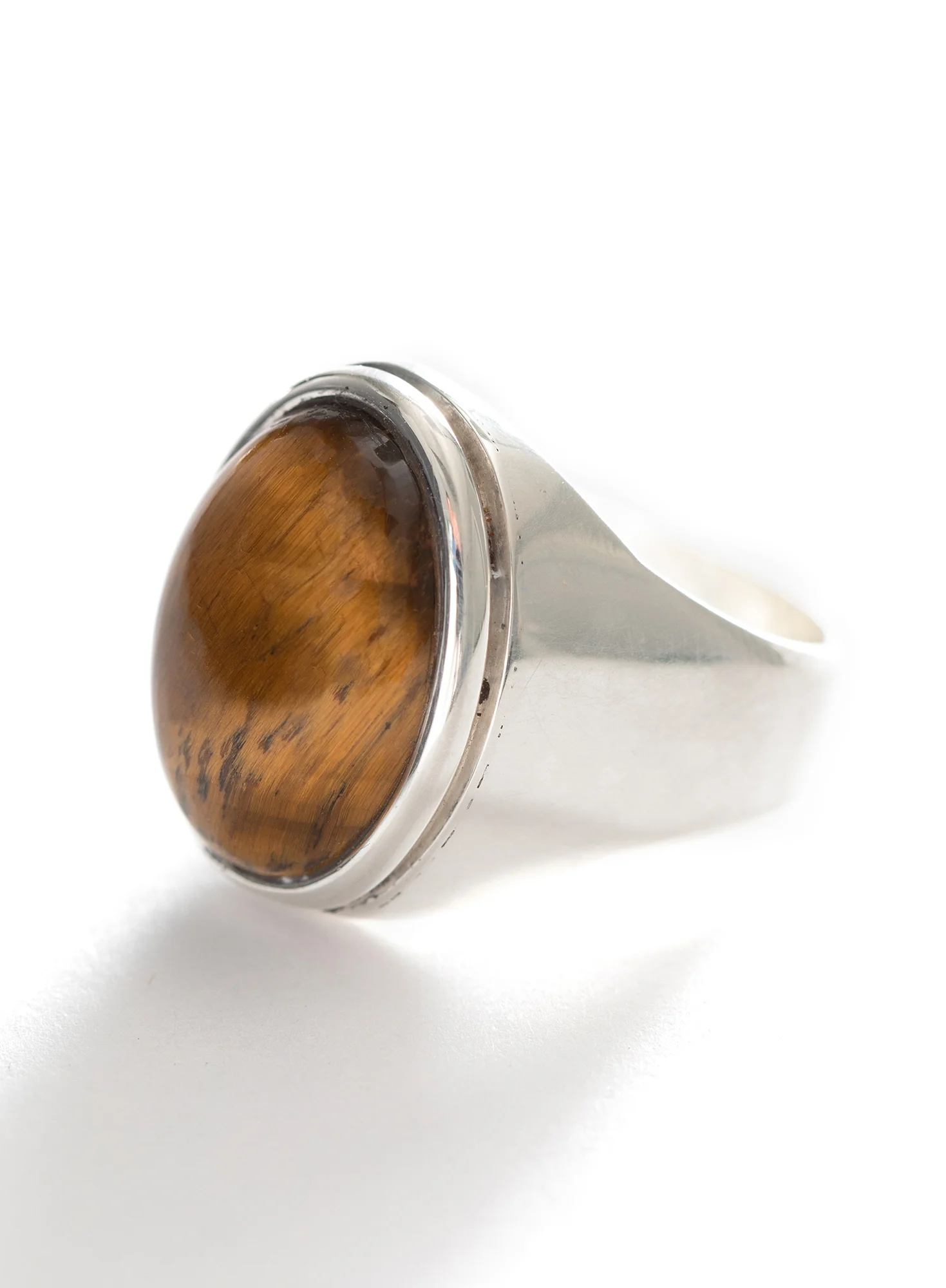 Tiger Eye Signet Ring