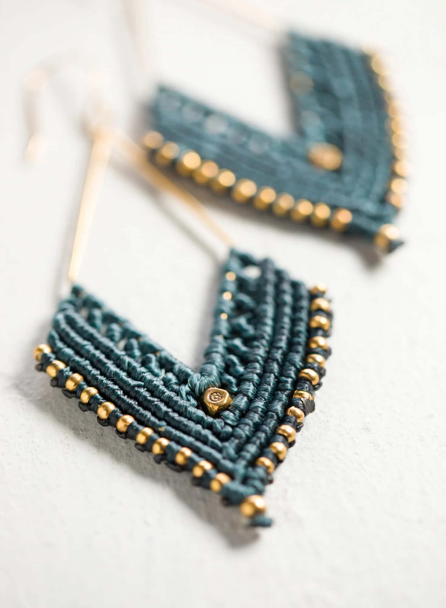 Tiye Macrame Earrings - Image 2