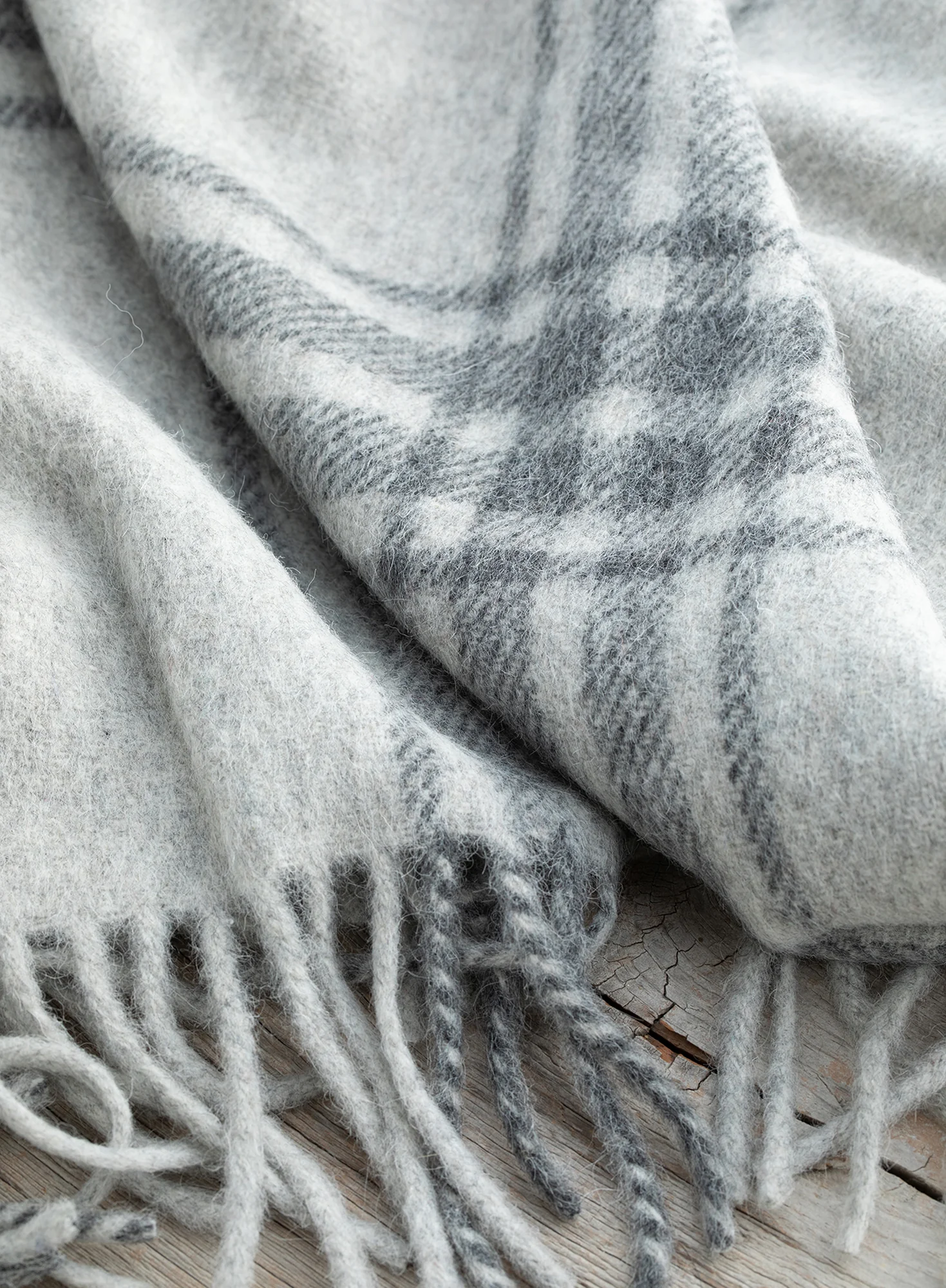 Tonal Plaid Blanket