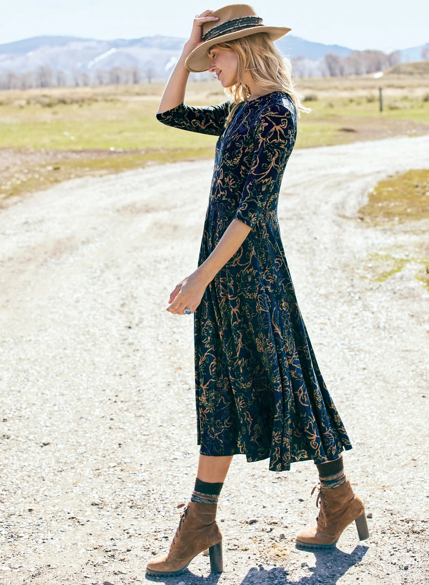 Traced Vine Dress - Image 6