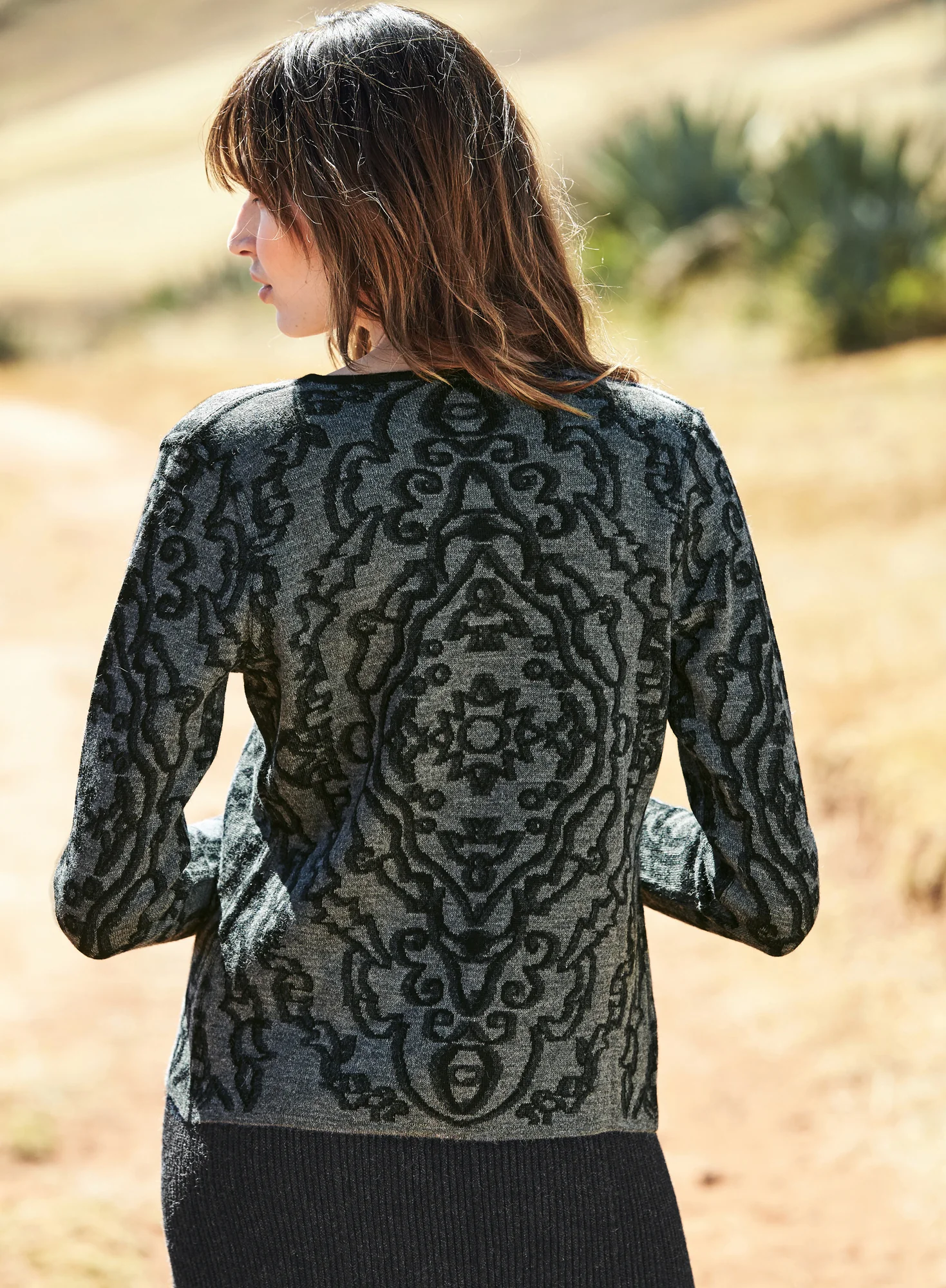 Tracery Zip Cardigan - Image 5