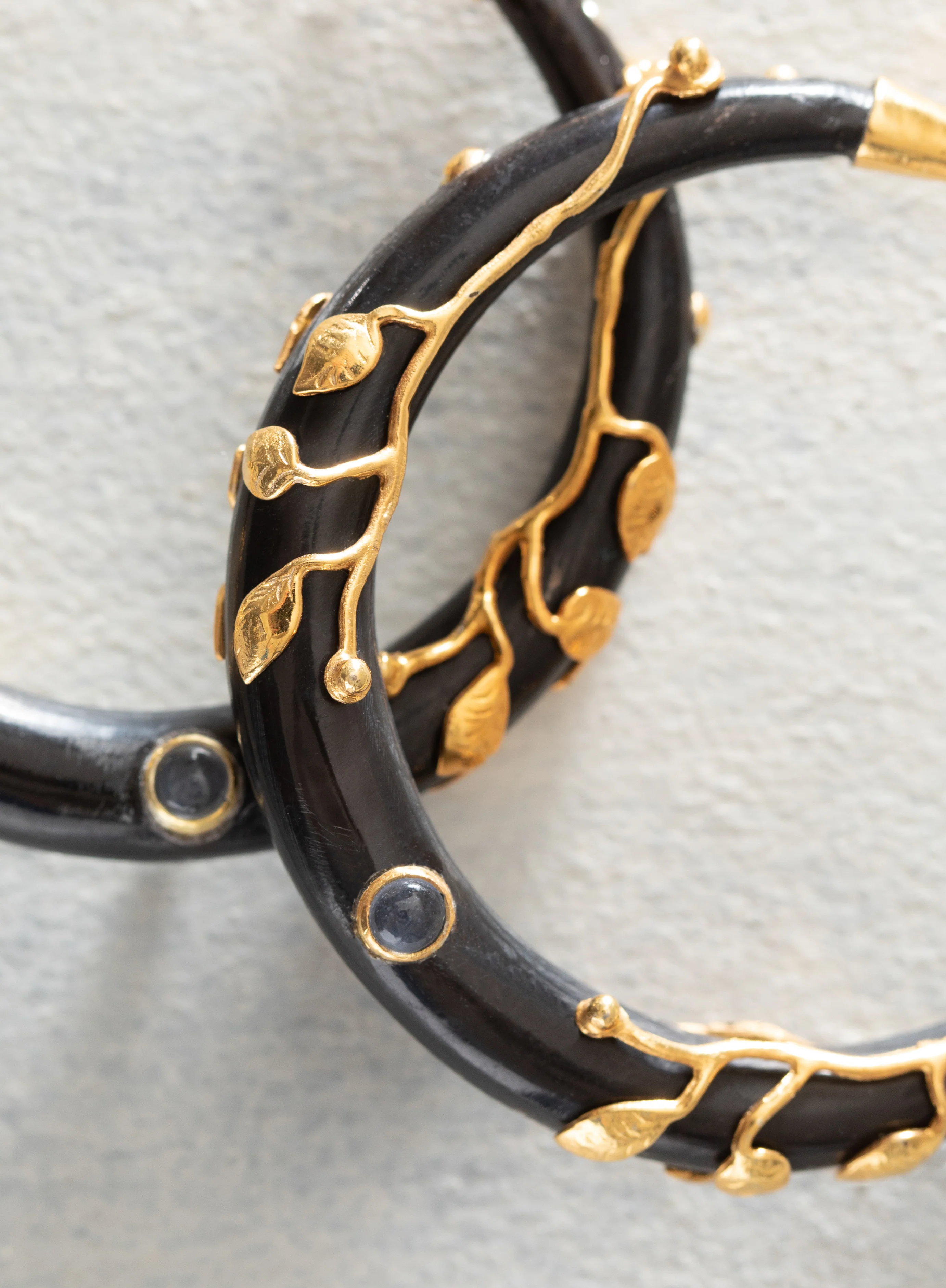 Trailing Ivy Hoop Earrings - Image 2