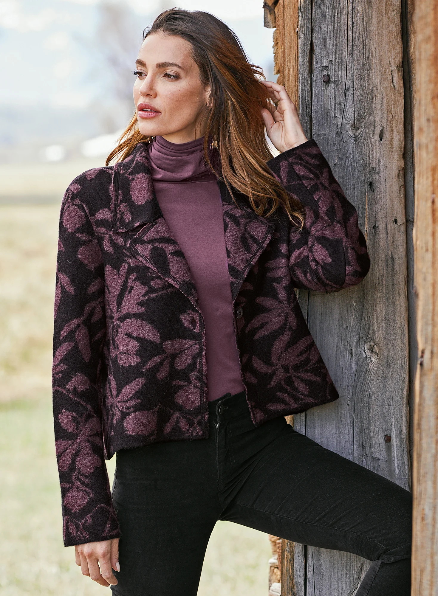 Treillage Knit Jacket