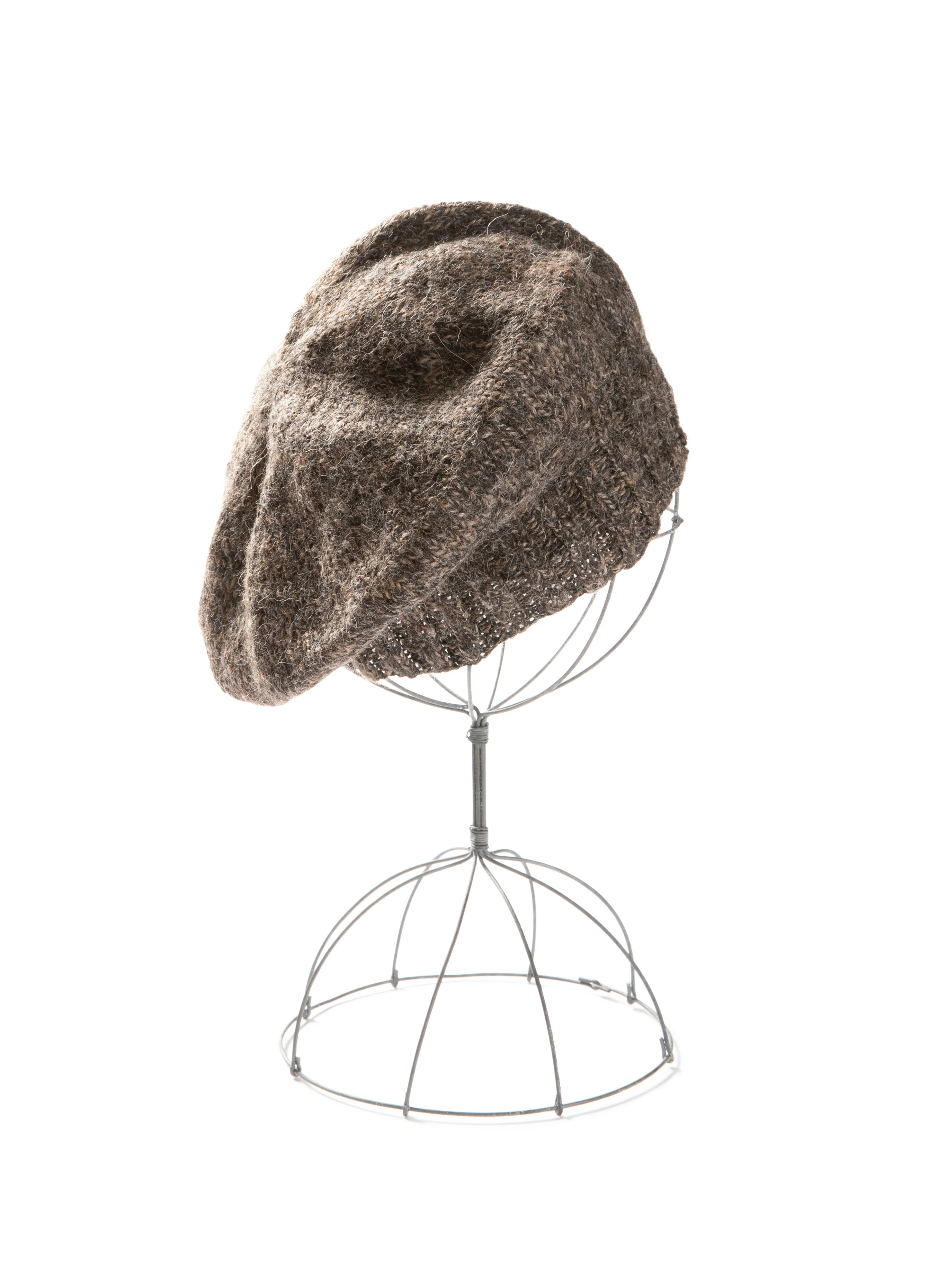 Tweeded Alpaca Beret
