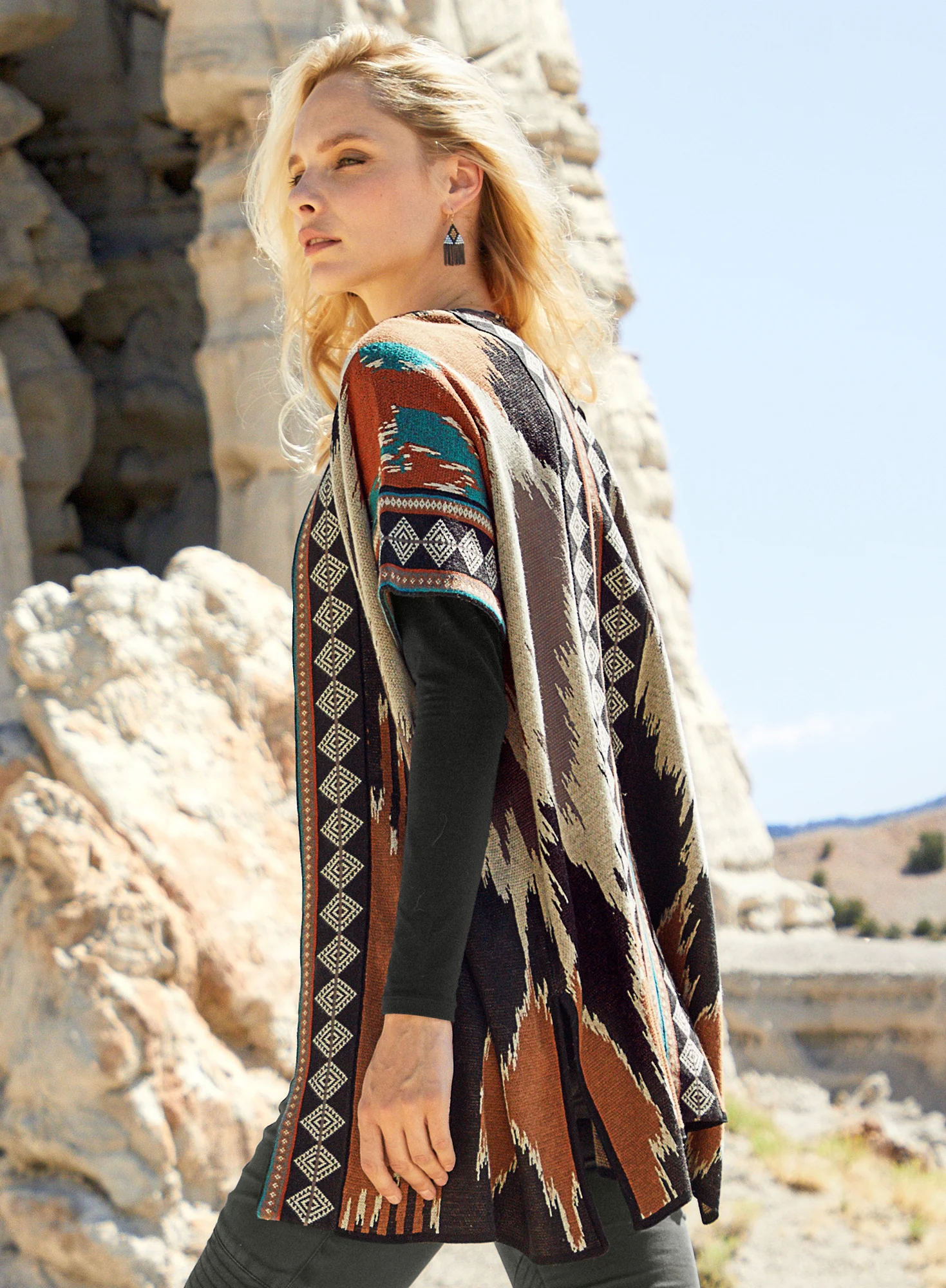 Uzbek Ikat Cardigan - Image 8