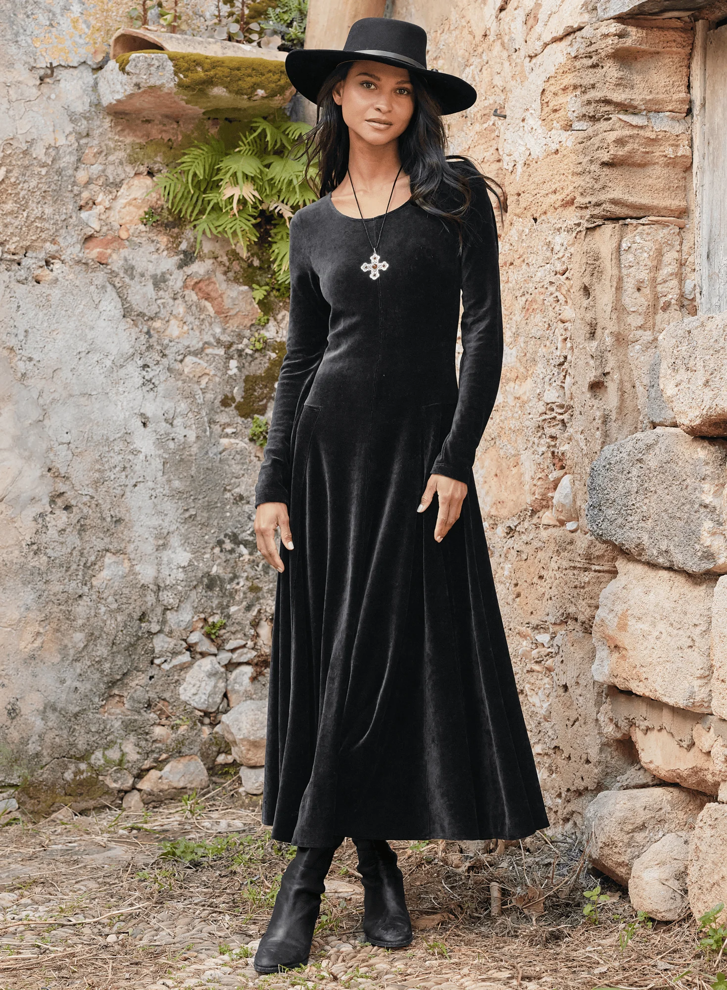 Velour Marais Dress - Image 5