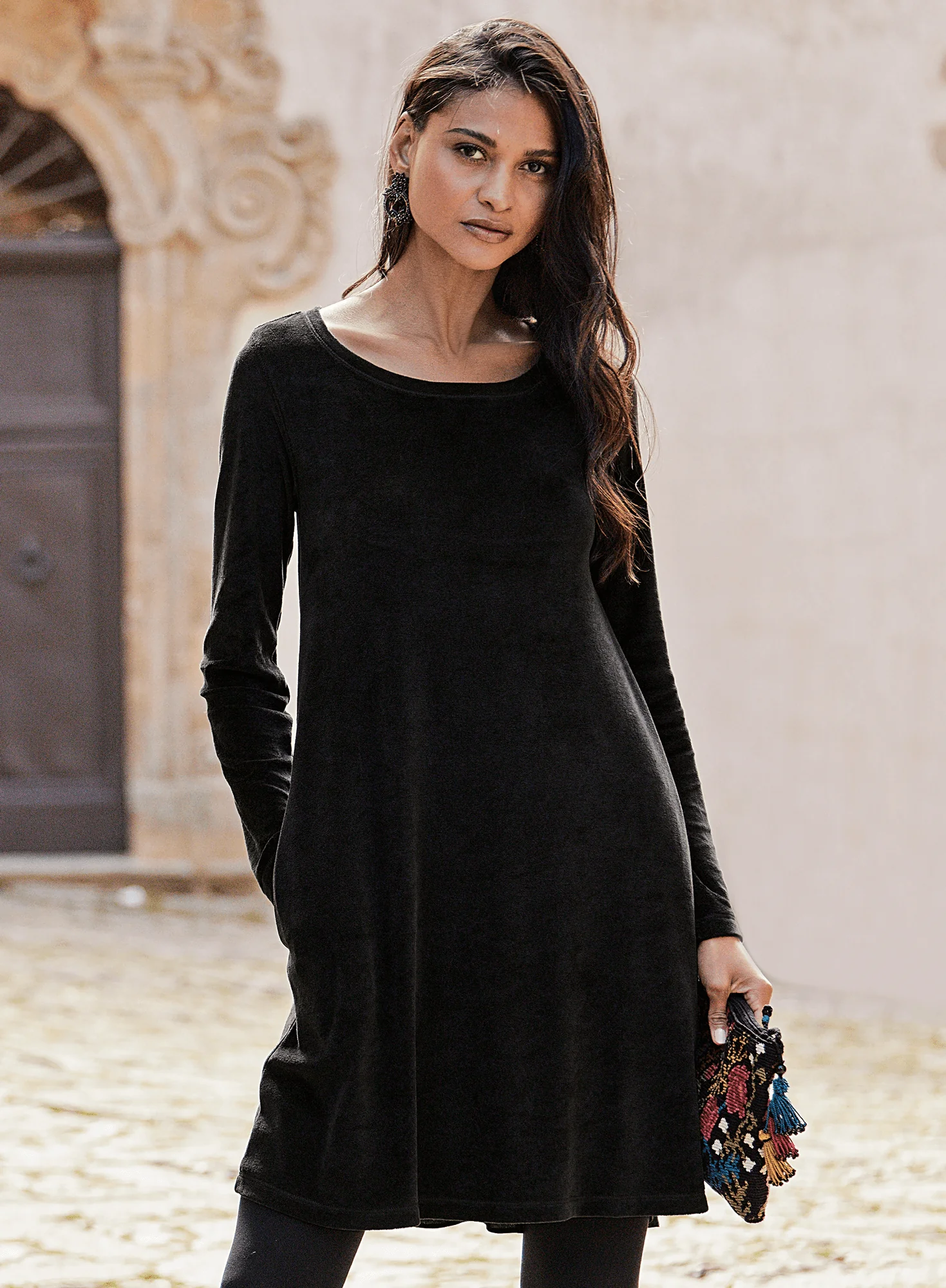 Velour Orla Dress