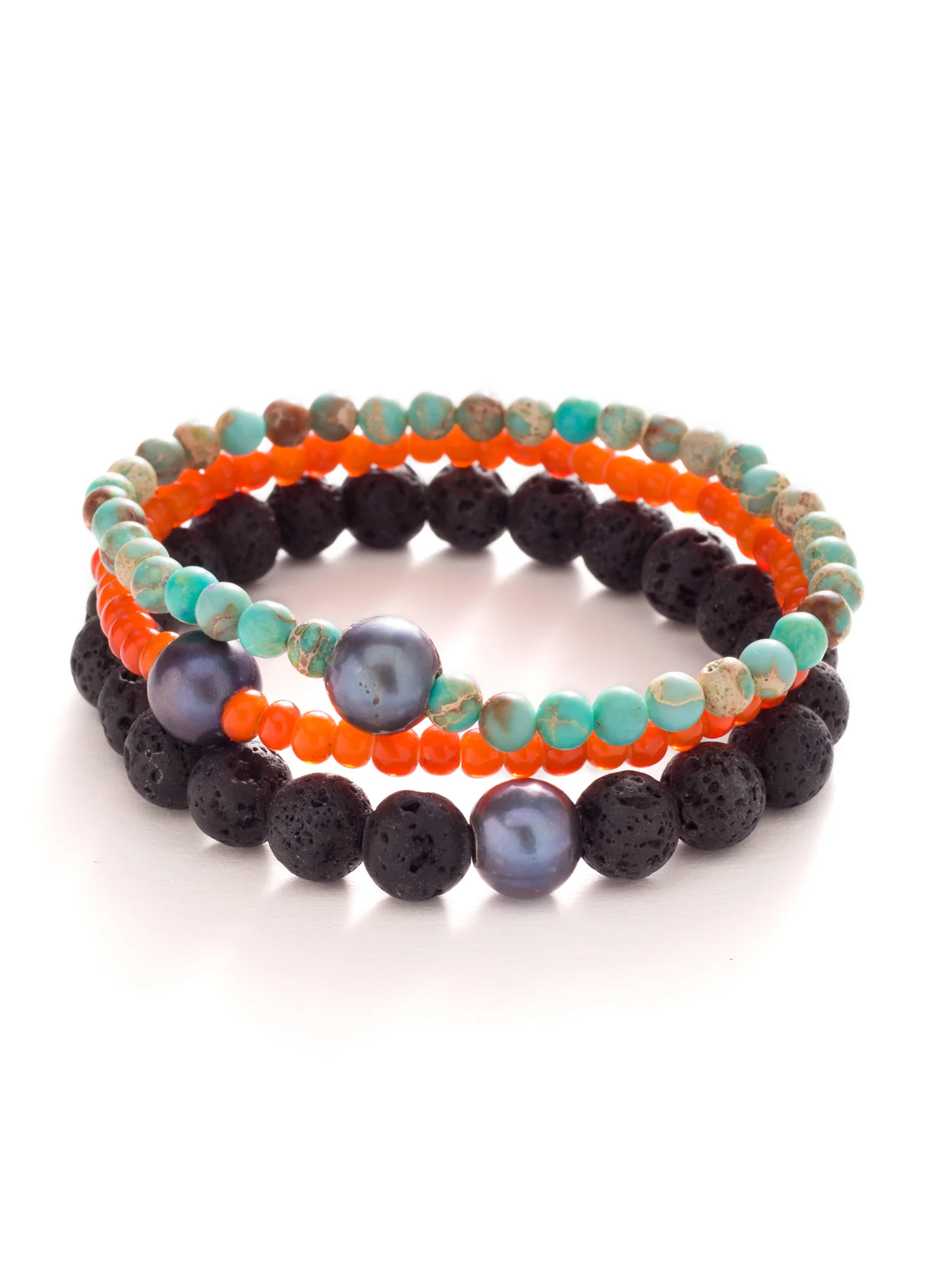 Verano Beaded Stretch Bracelets, Set/3
