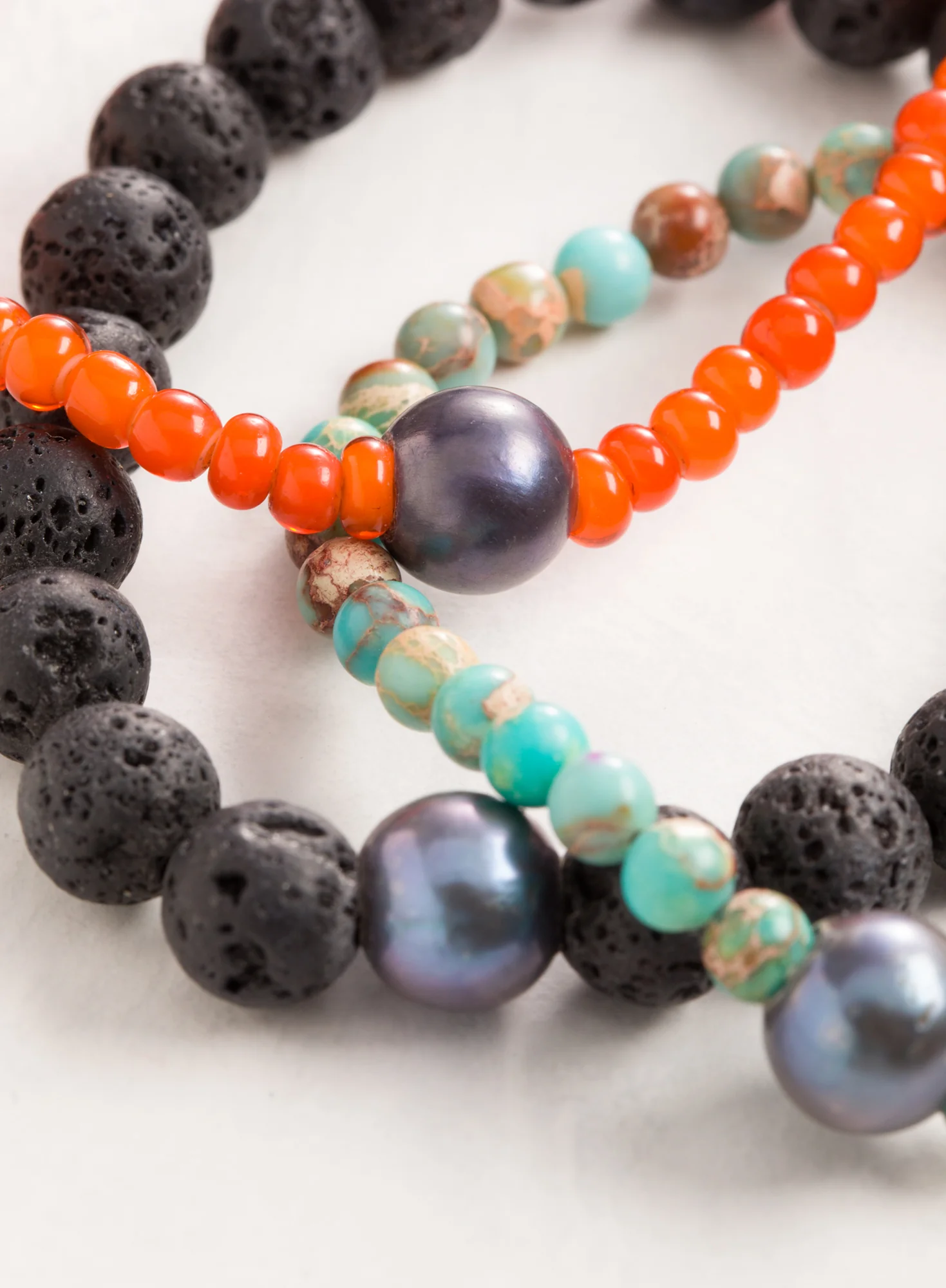 Verano Beaded Stretch Bracelets, Set/3 - Image 2