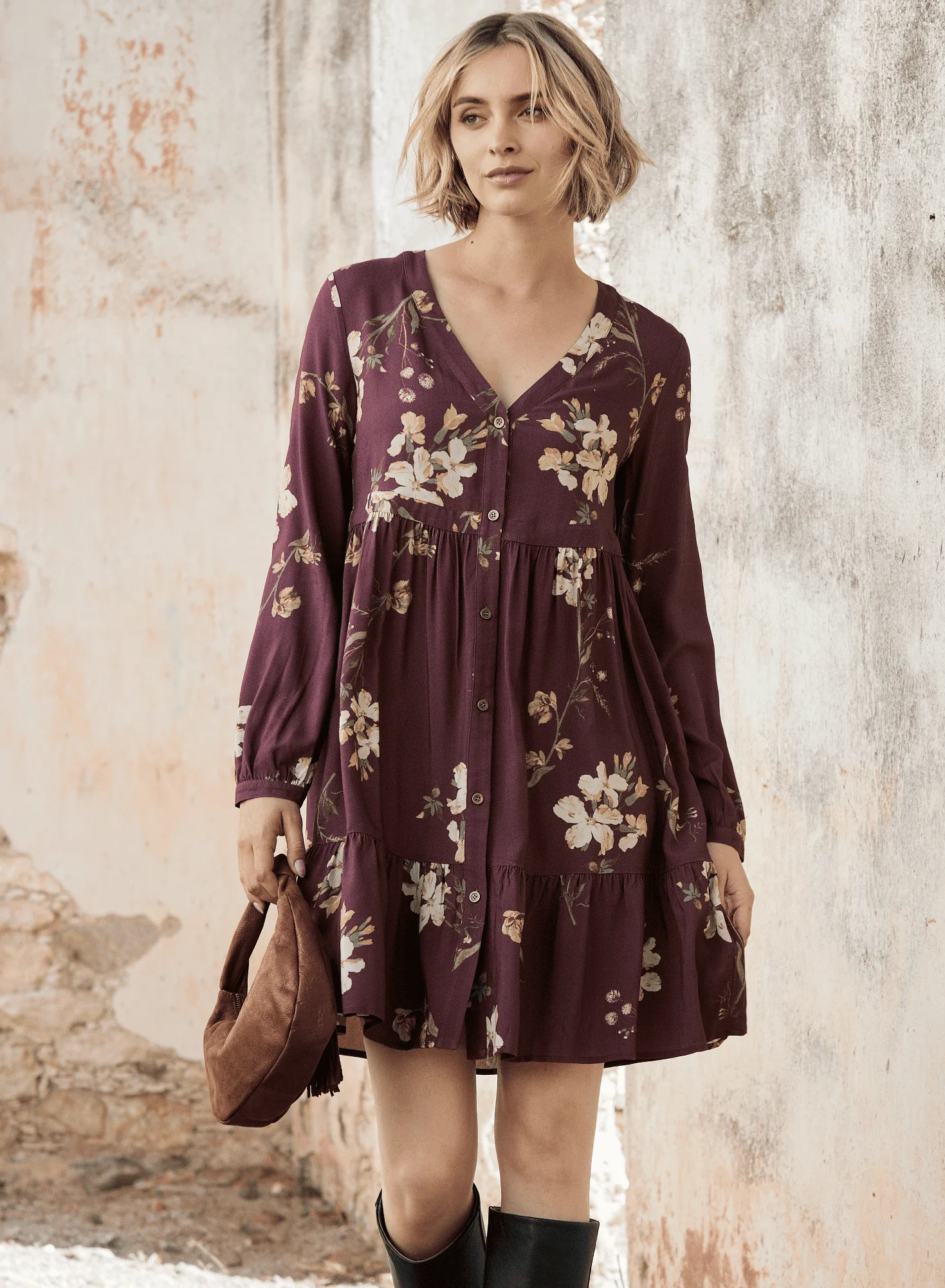 Victorian Floral Dress