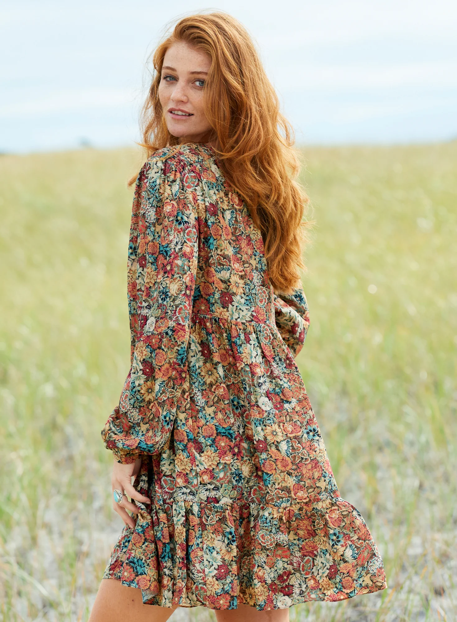 Vintage Blooms Dress - Image 2