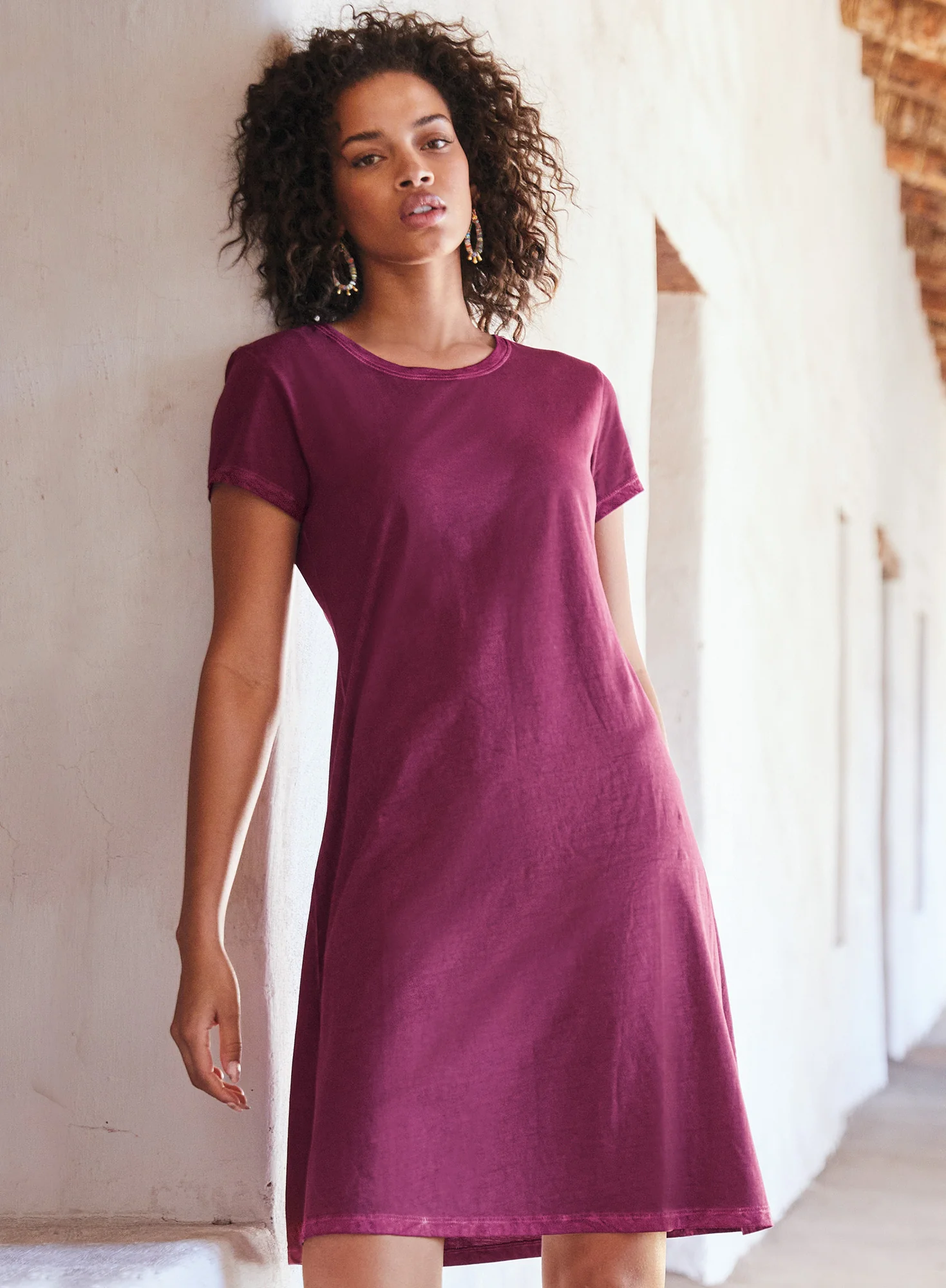 Vintage Wash T-Shirt Dress
