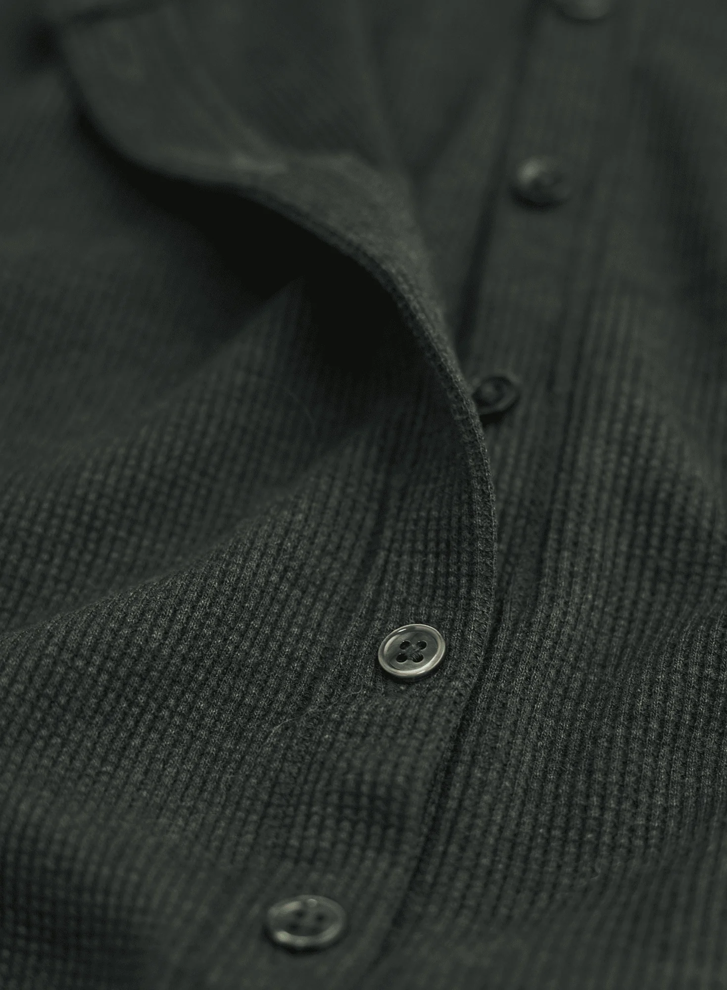 Waffle Buttoning Top - Image 3