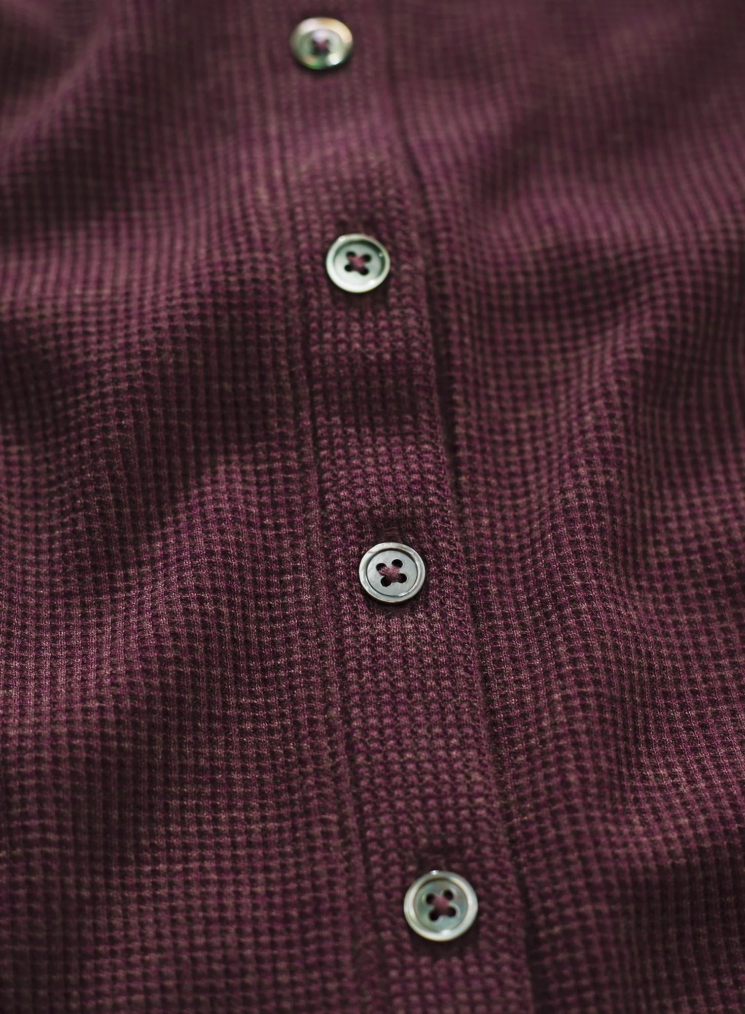Waffle Buttoning Top - Image 2
