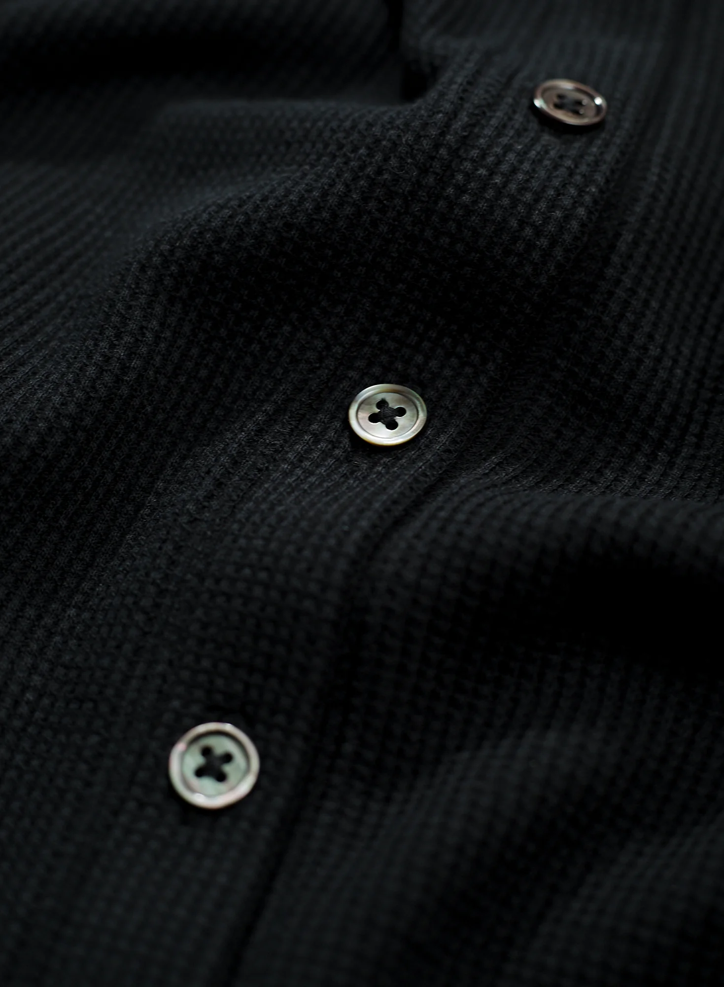 Waffle Buttoning Top - Image 2